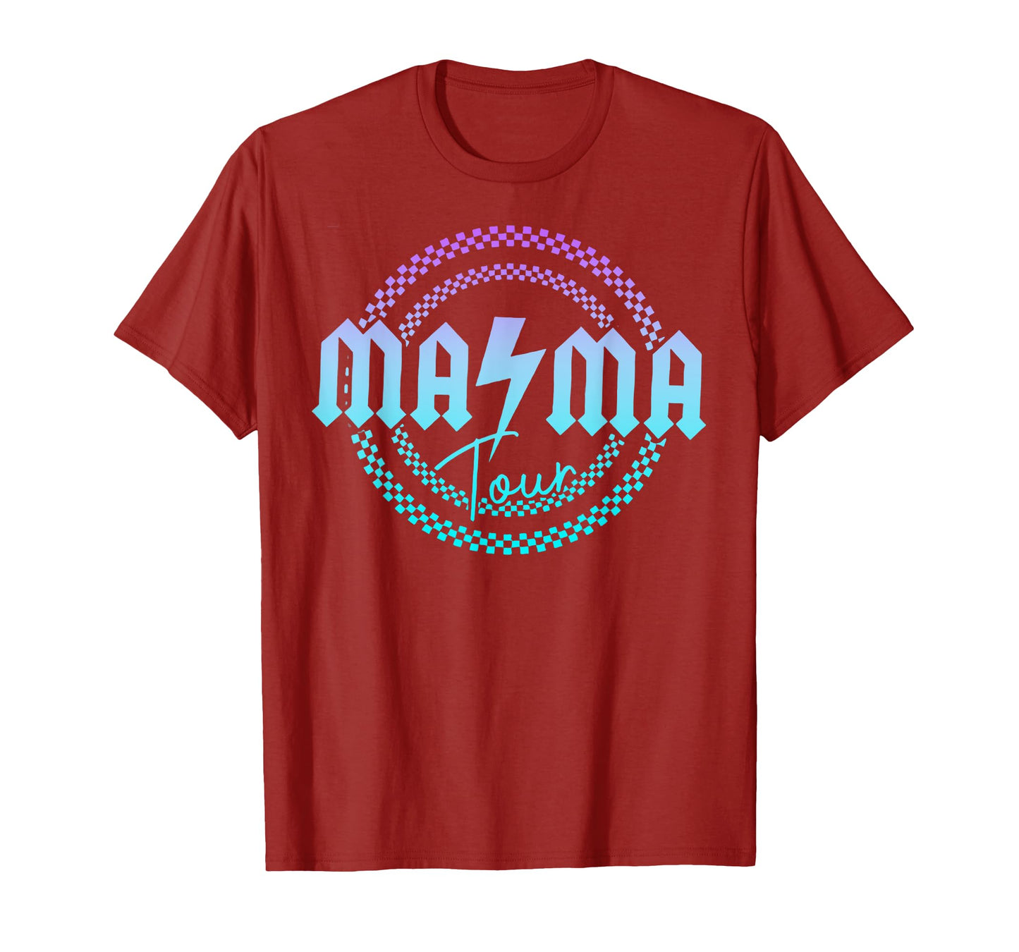 Mama Tour Rock Tour Mom's Life Mother's Day Family T-Shirt