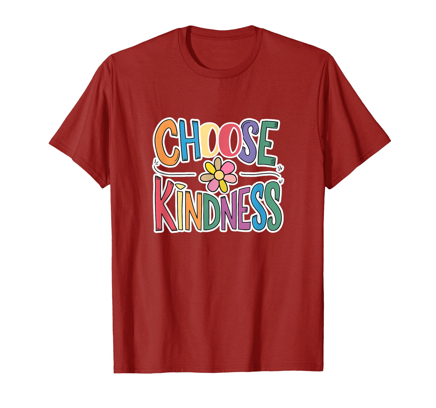 Choose Kindness School Teachers Life Back to School Students T-Shirt for Men Women Girls Kids