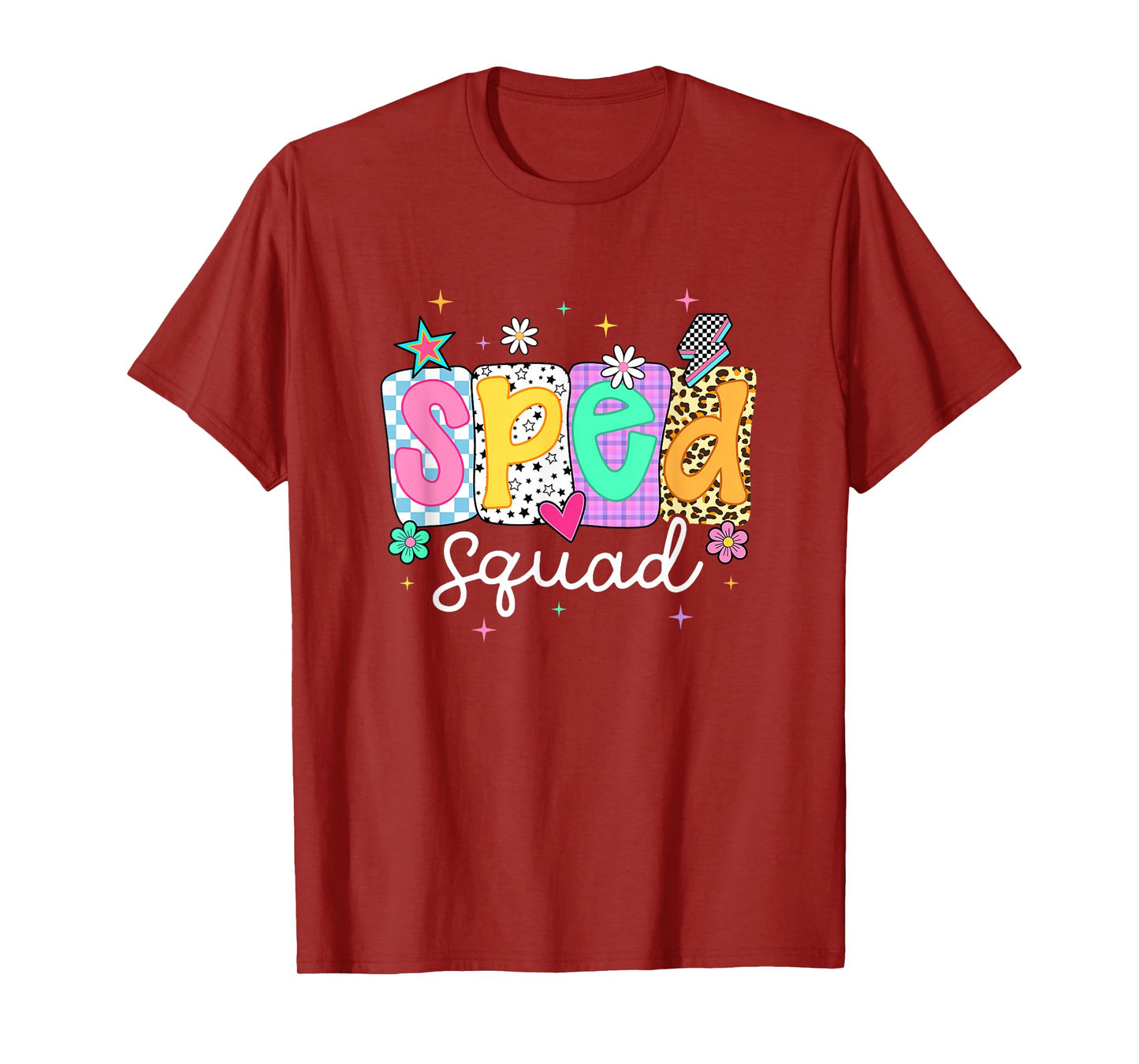Sped Teacher Squad Floral Special Education Back to School T-Shirt