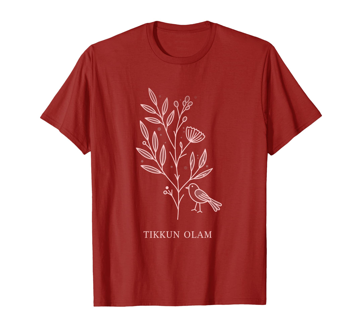 Tikkun Olam Jewish Hebrew Nature Shalom T-Shirt
