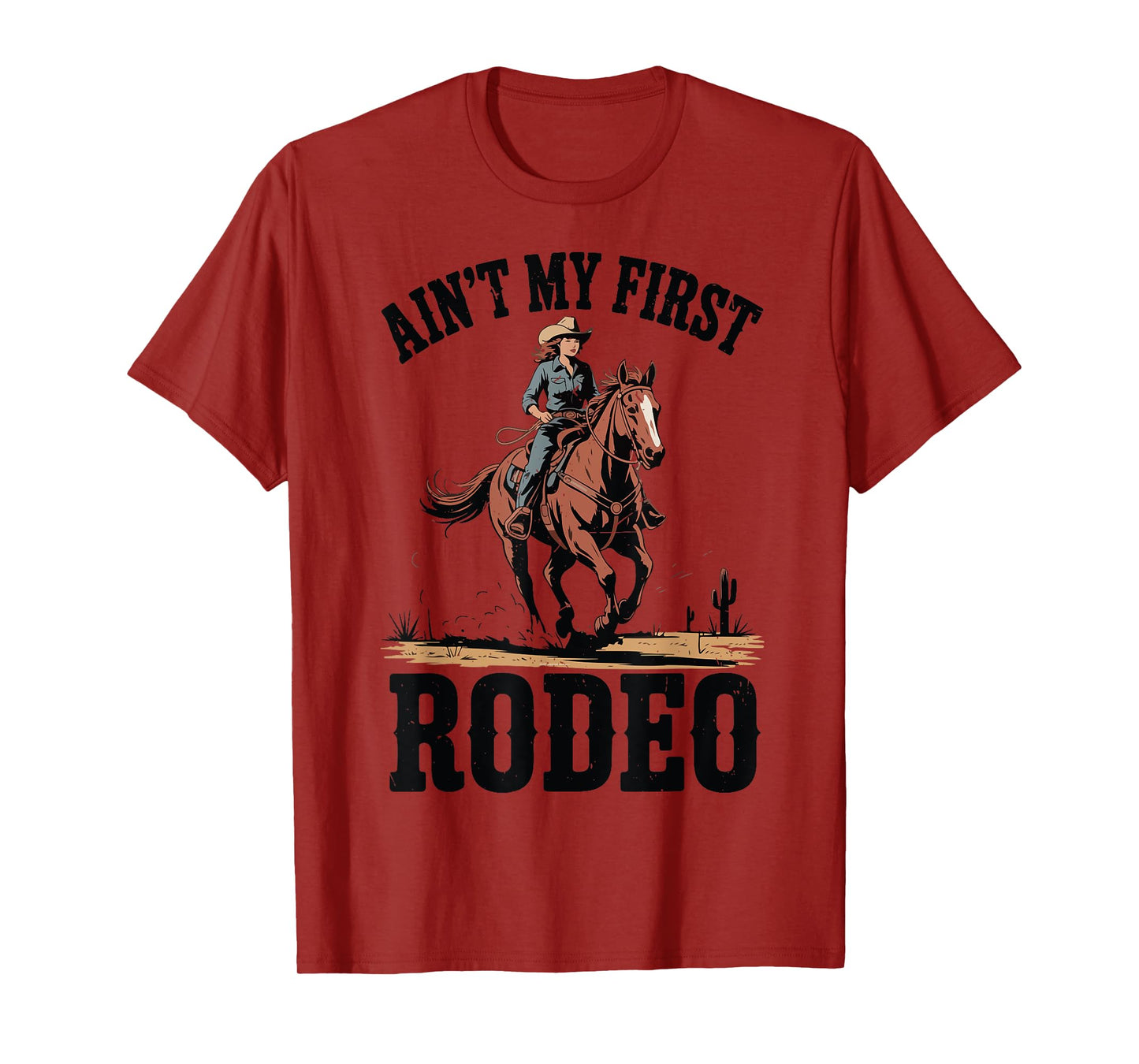 Women This Aint My First Rodeo Toddler Girl Horseback Riding T-Shirt