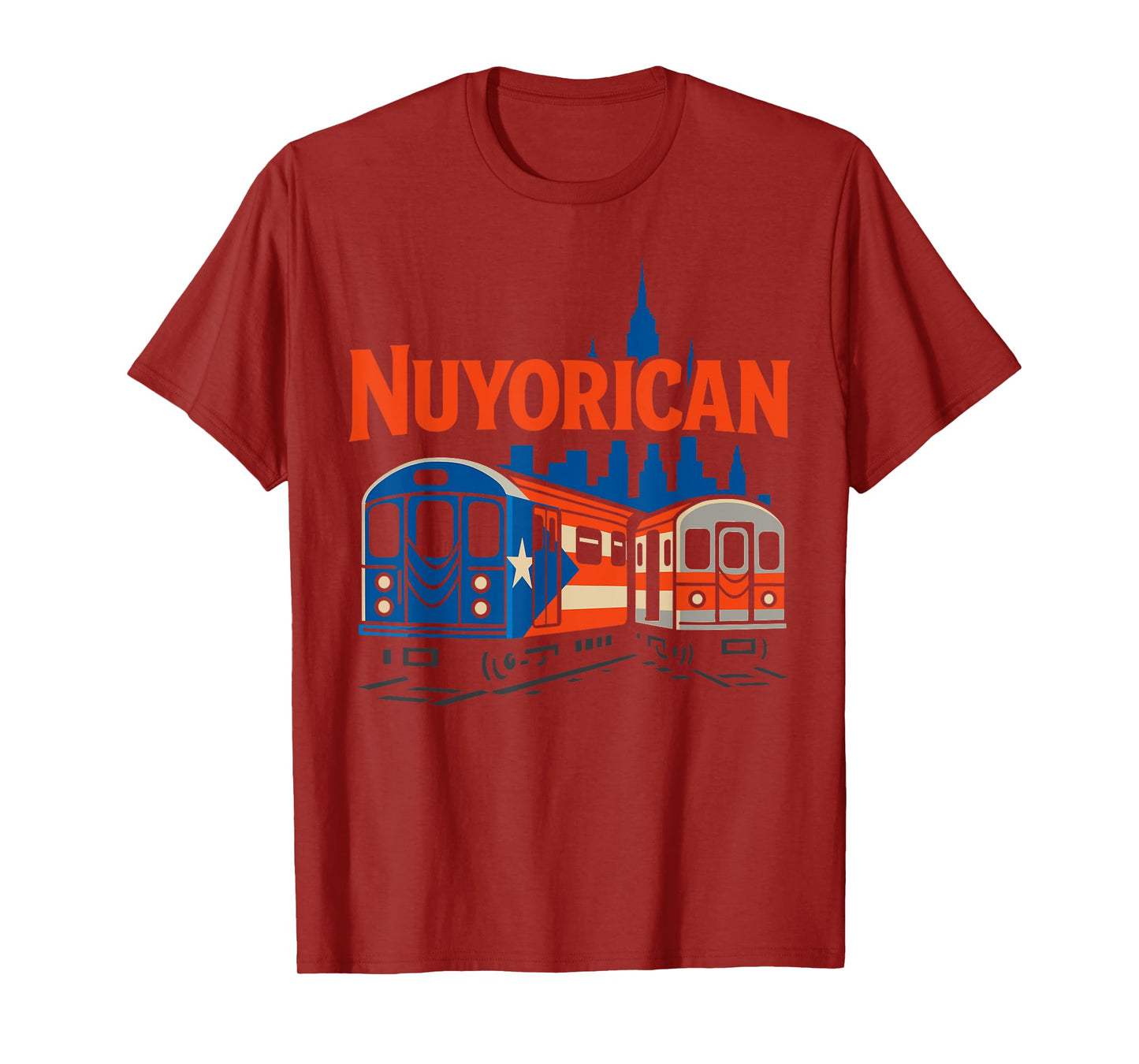 Nuyorican Puerto Rican NYC Pride Urban Latinx Subway Roots T-Shirt