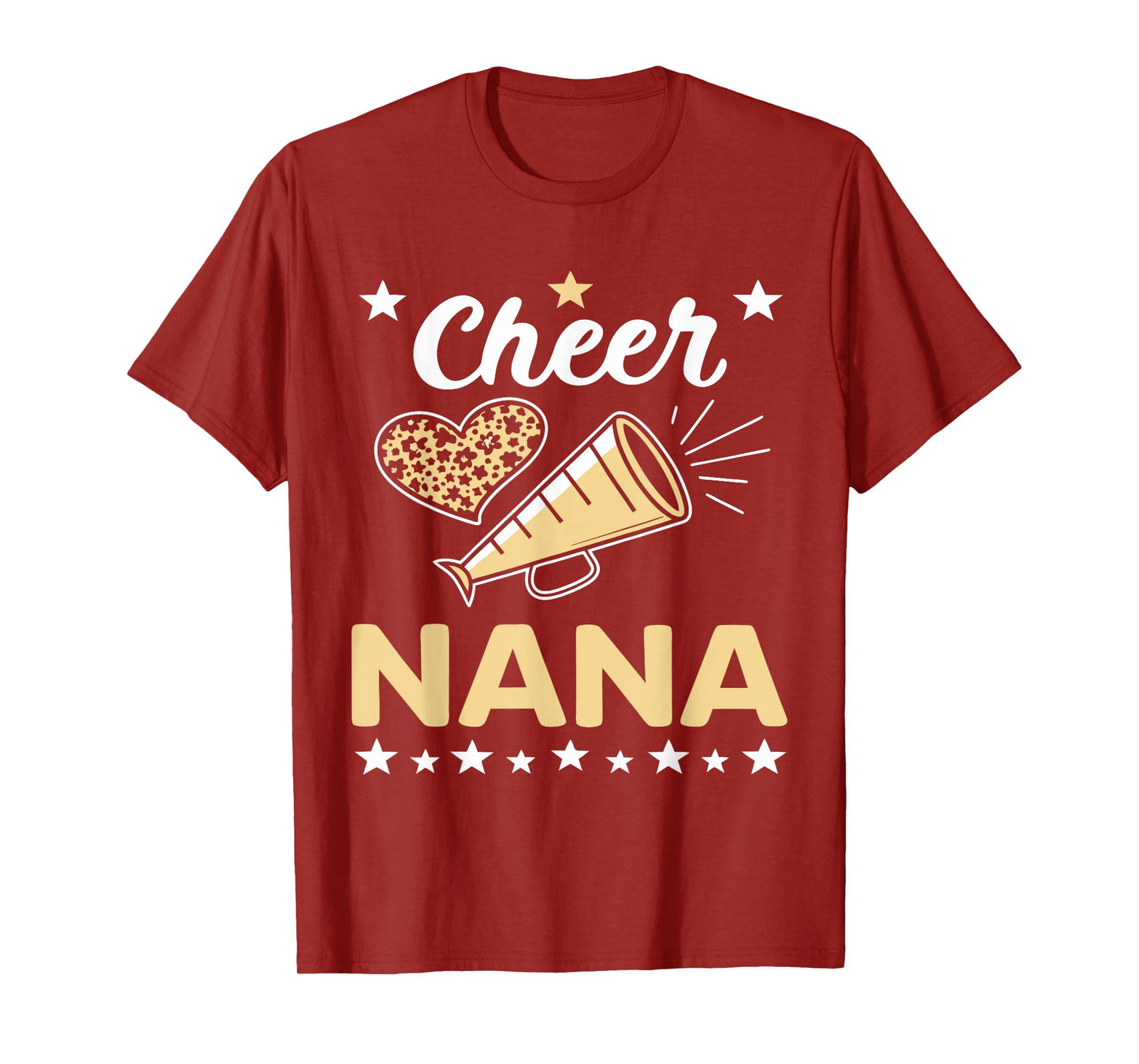 Cheer Nana Proud Cheerleader Grandma For Mother's Day Spirit T-Shirt