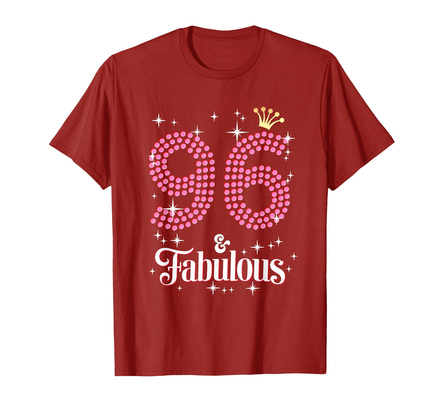 Womens 96 & Fabulous 96th Birthday Celebration For Ladies T-Shirt