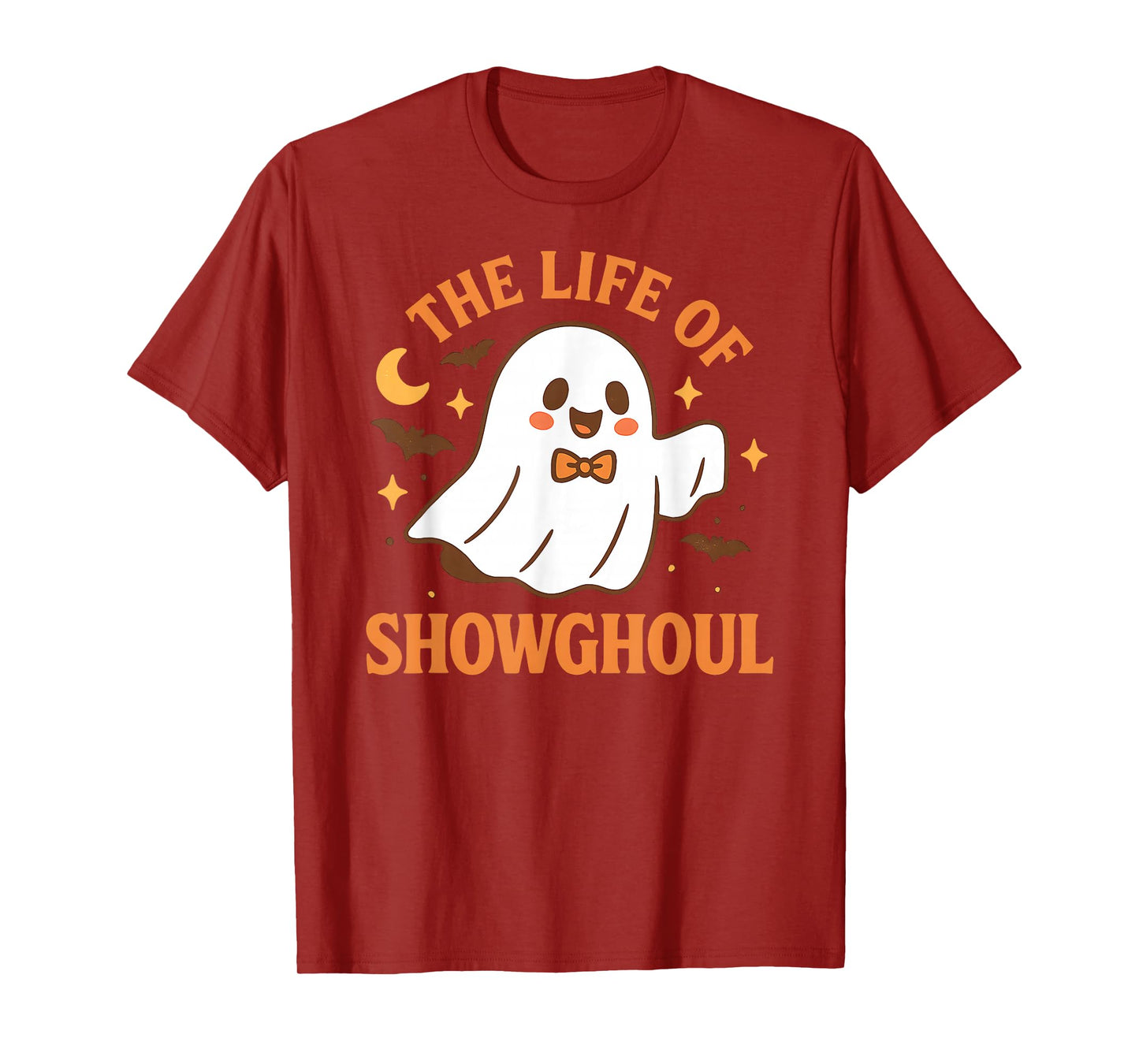 The Life of a Showghoul Funny Halloween Ghost Costume T-Shirt