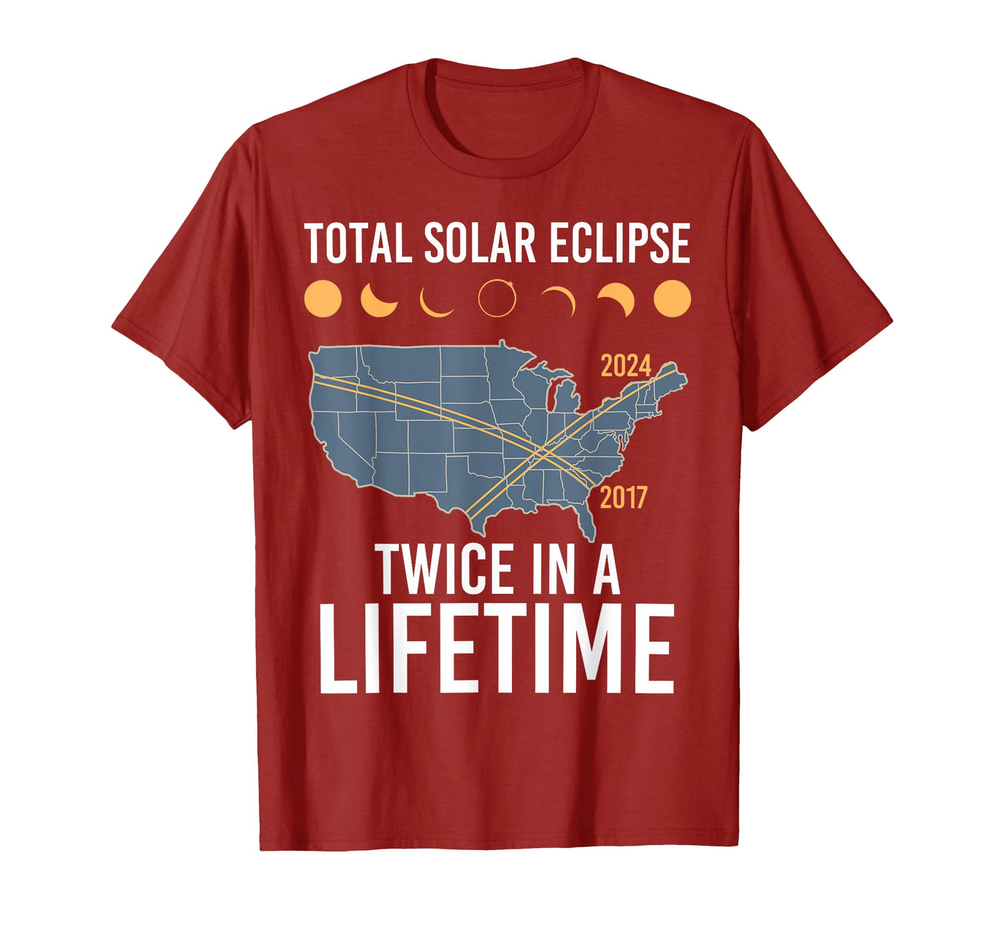 Twice In A Lifetime Solar Eclipse Shirt 2024 Total Eclipse T-Shirt