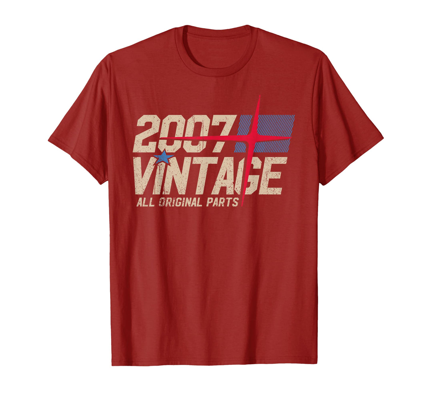Vintage 2007 Retro 18th Birthday for Men Women Kids T-Shirt