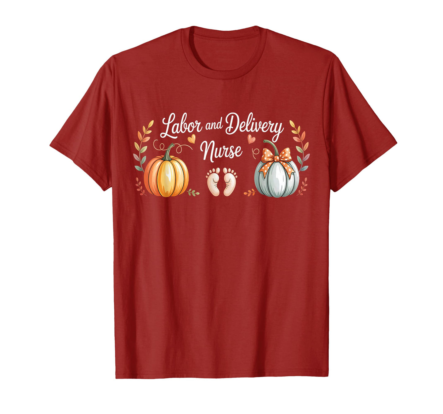 RN Thanksgiving Labor and Delivery Fall LD Nurse Halloween T-Shirt