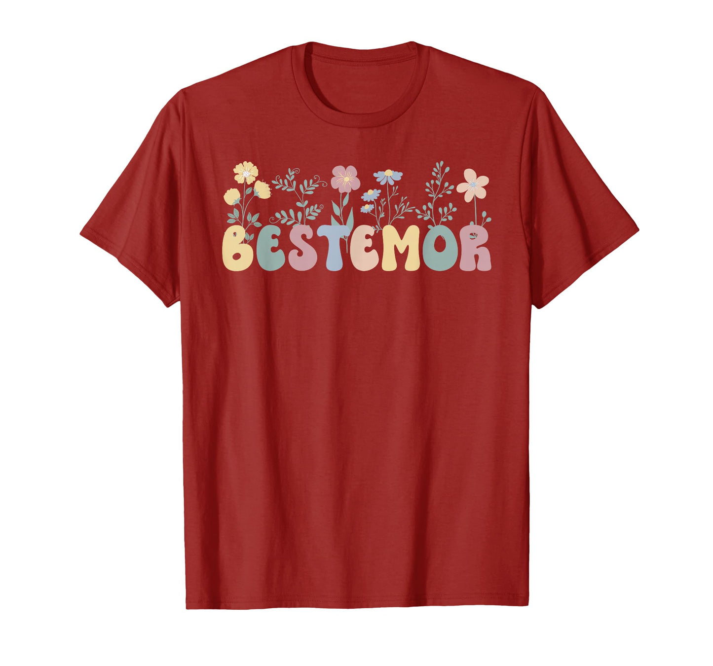 Bestemor Flowers Bestemor Grandmother Bestemor Grandma T-Shirt