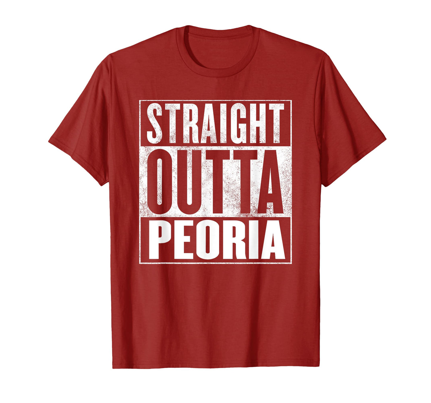 Peoria - Retro Straight Outta Peoria T-Shirt