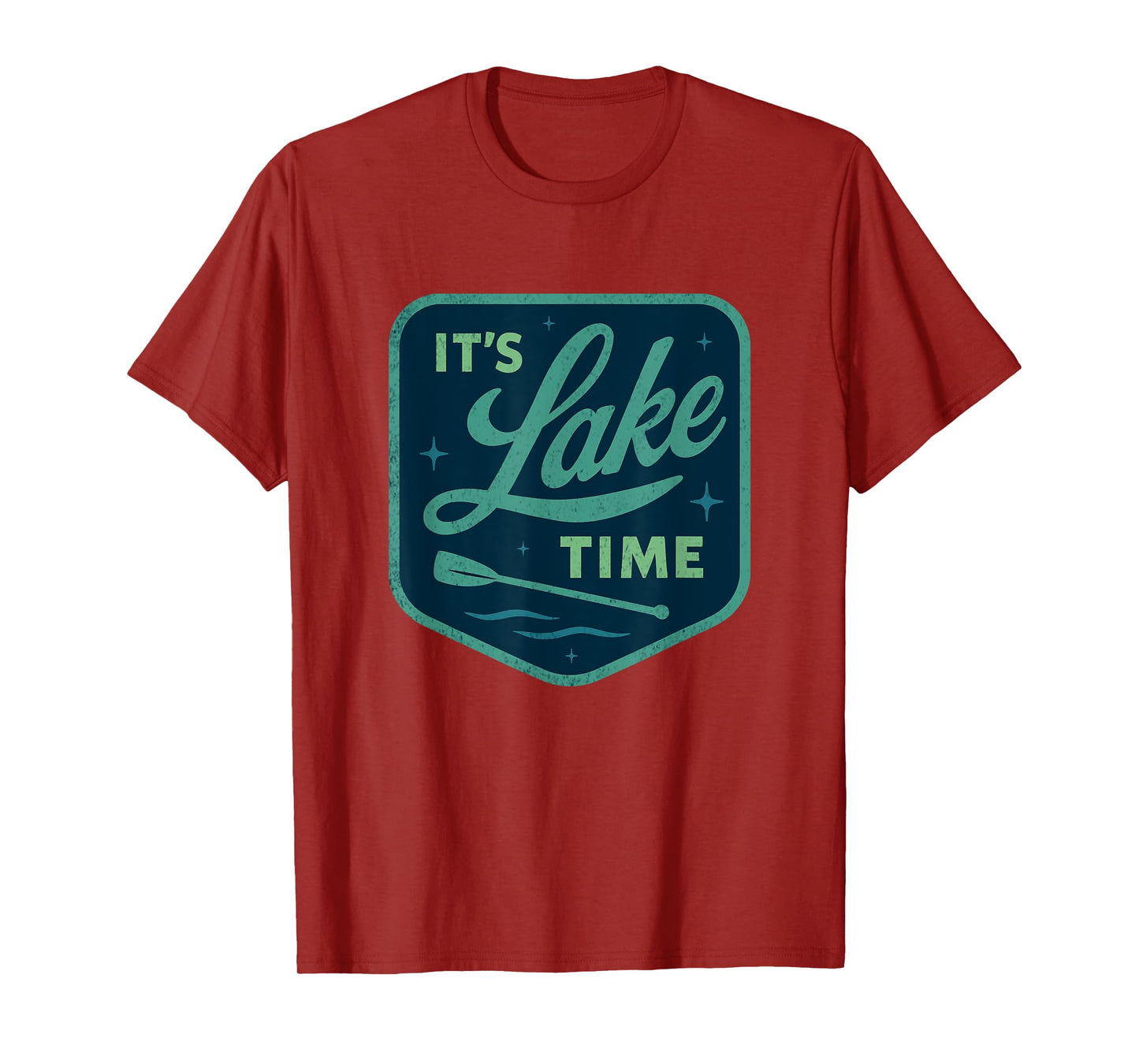It's Lake Time Summer Art For Men Women Boating Lake Life T-Shirt