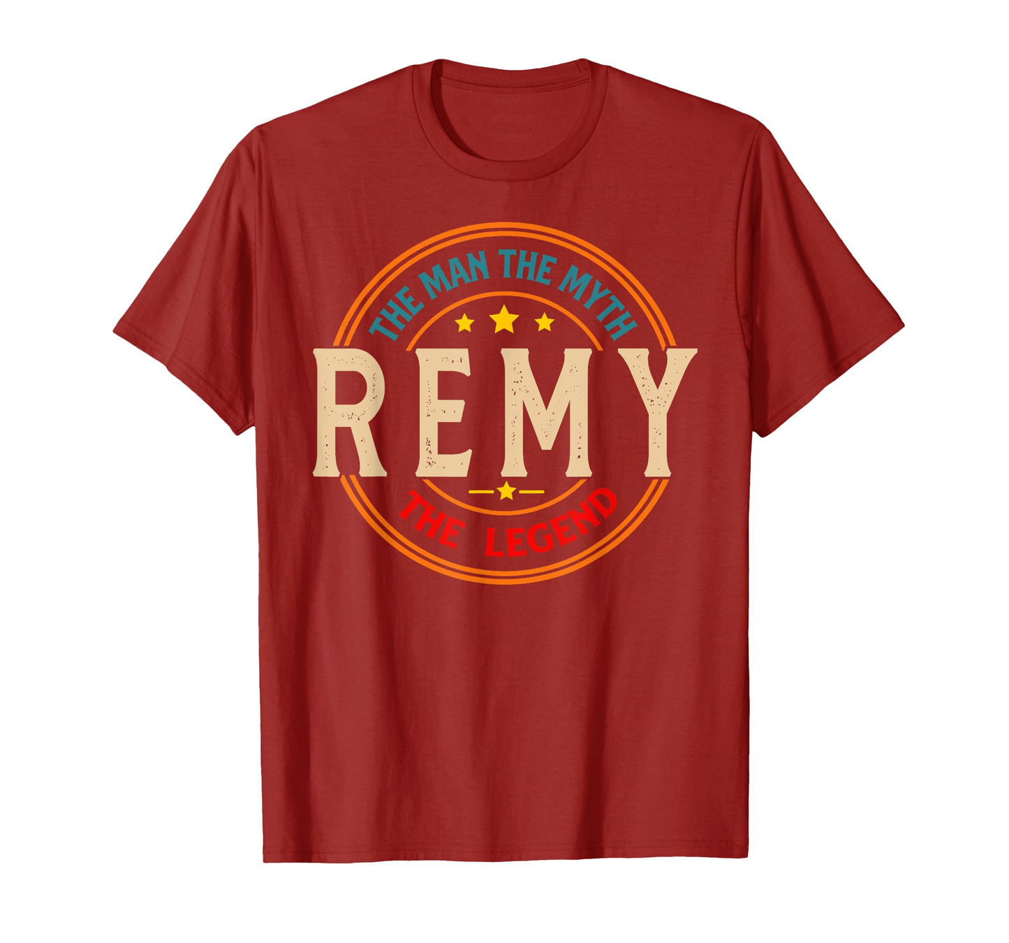 REMY The Man The Myth The Legend Vintage Personalized T-Shirt