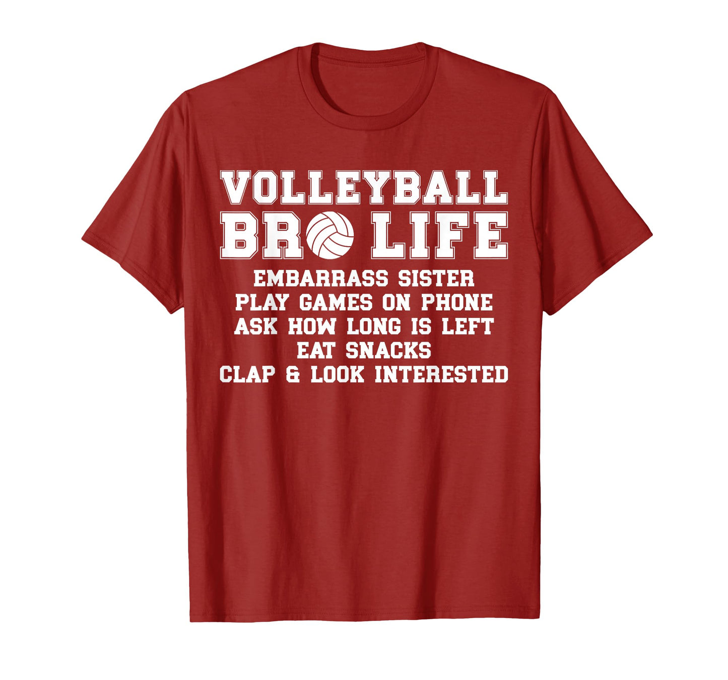 Volleyball Bro Life Volleyball Brother T-Shirt