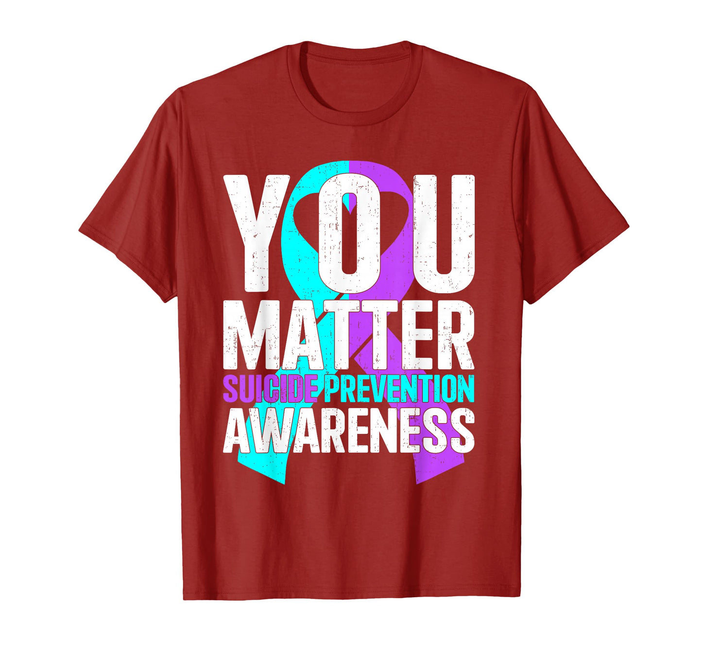 Groovy Your Matter Suicide Prevention Awareness Men Women T-Shirt