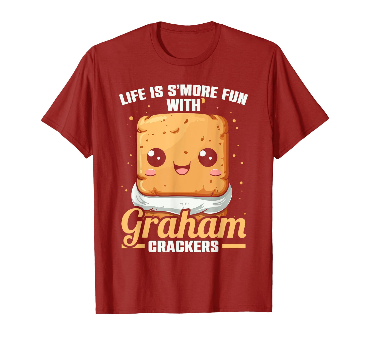 Graham Crackers Food Lover Foodie Sweet Biscuit T-Shirt