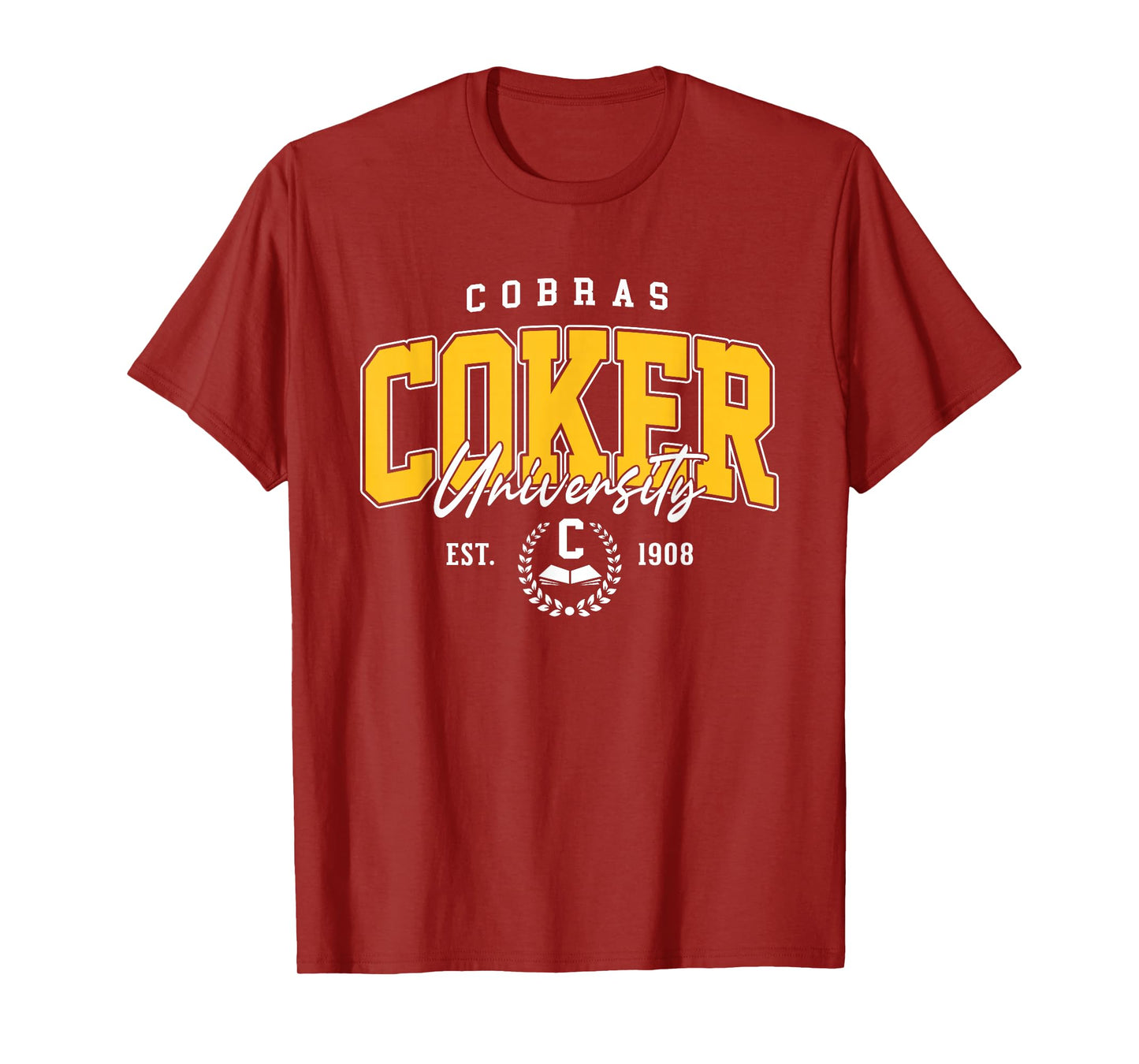 Coker Vintage Cobras Arch Athletic Sports Tee for Men Women T-Shirt