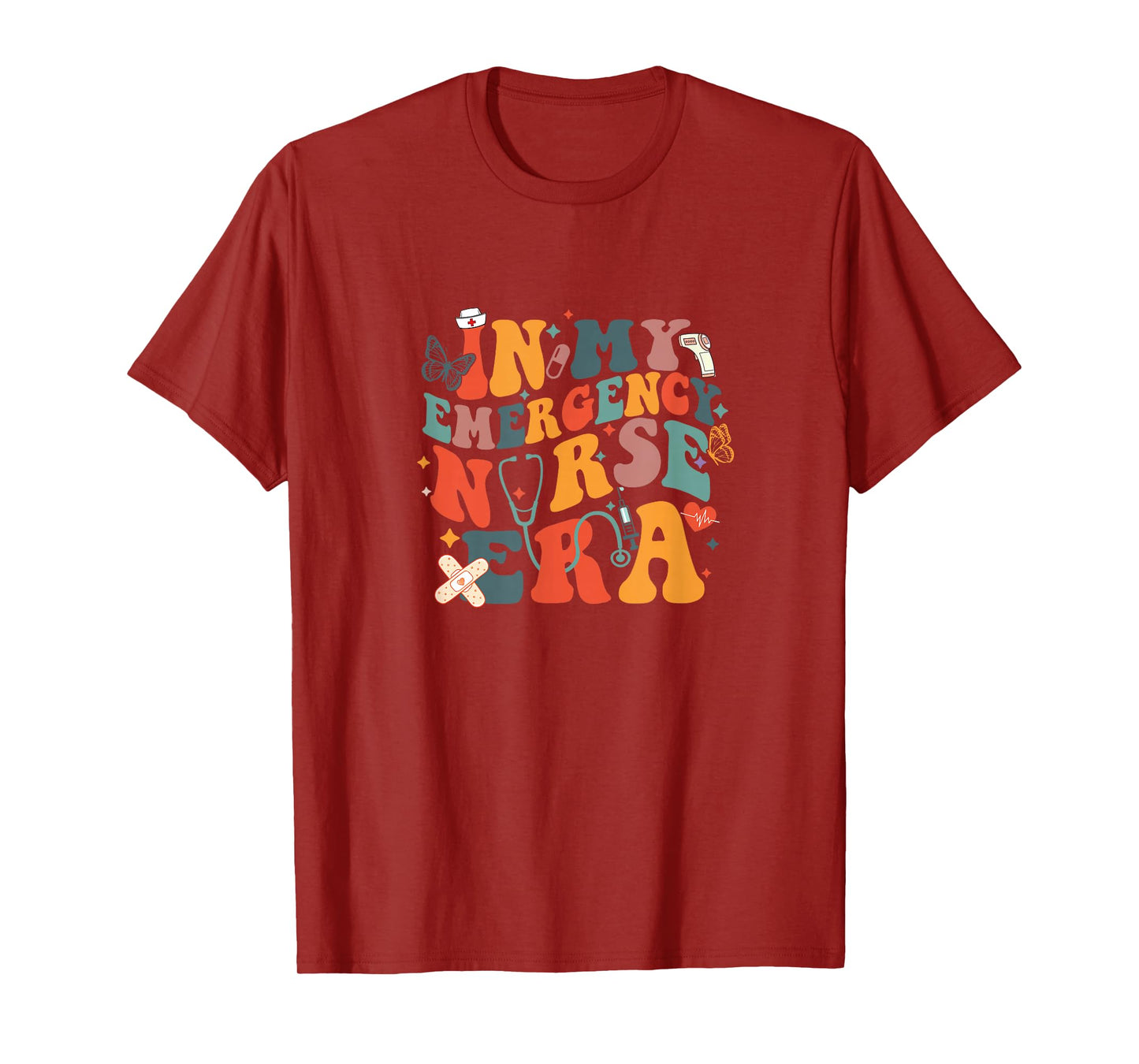 In My ER Nurse Era Retro Emergency Room Nurse Appreciation T-Shirt