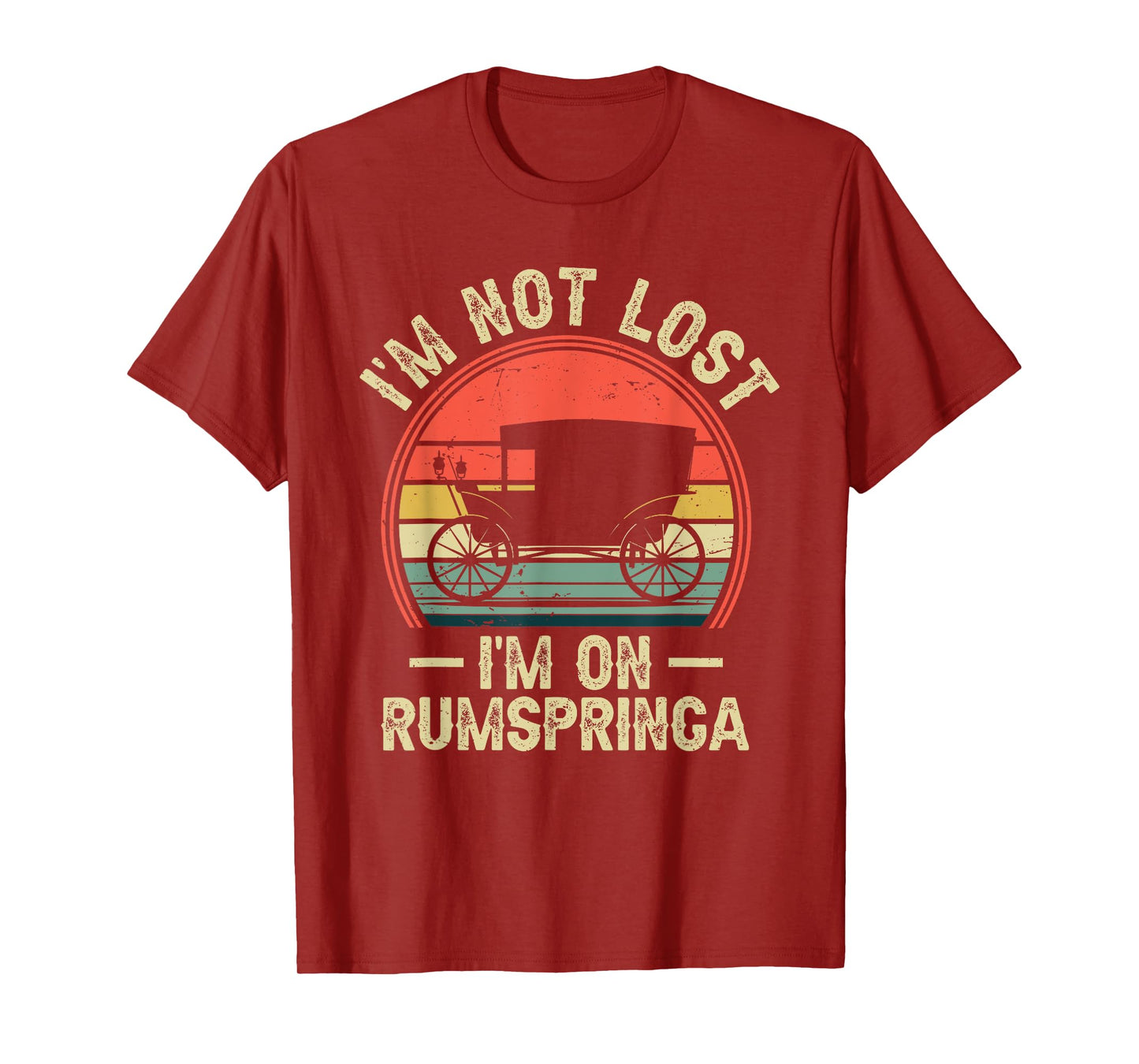 I'm Not Lost I'm On Rumspringa Funny Amish T-Shirt