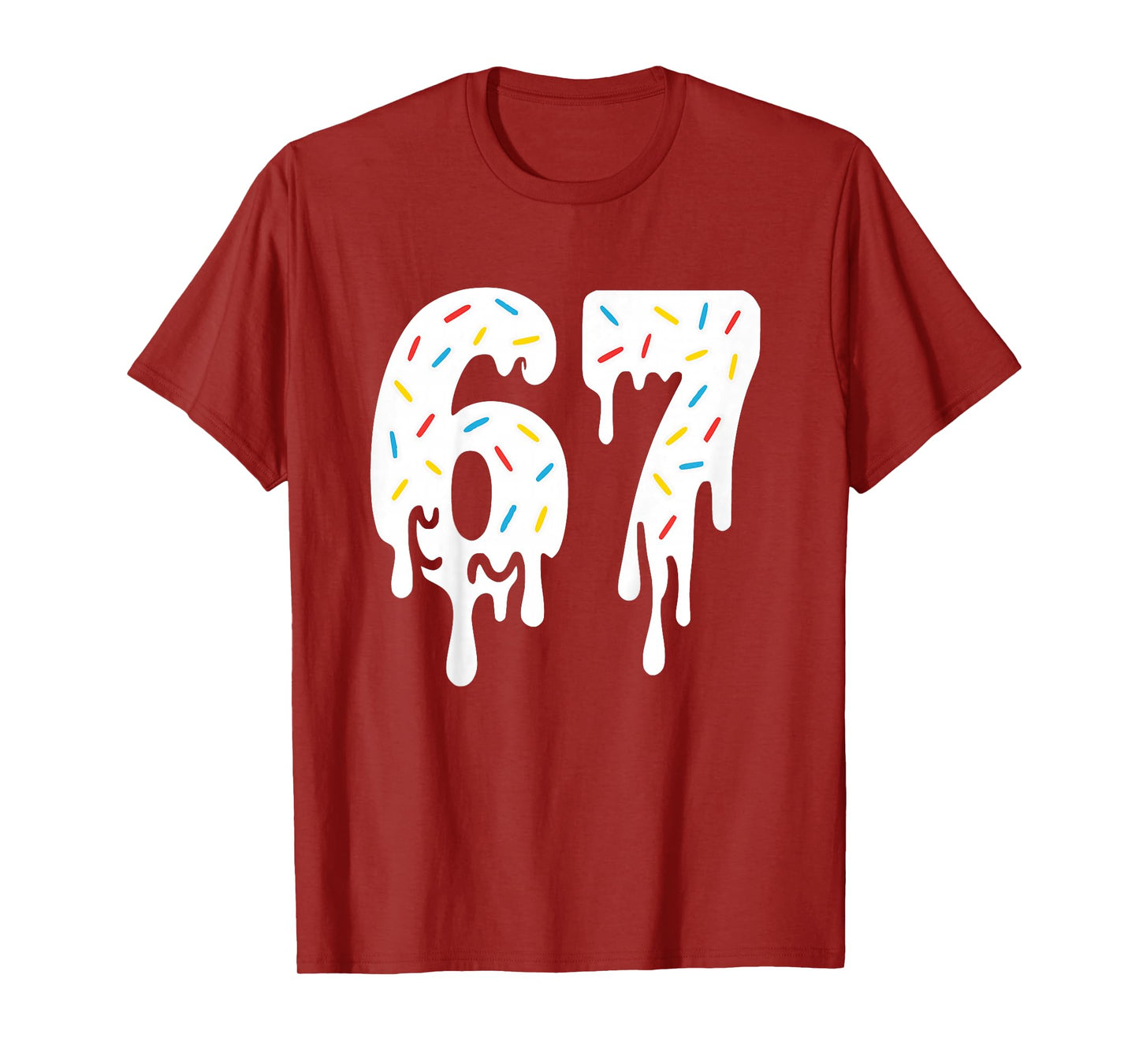 ICE Cream DRIP Six Seven Meme 67 Boys Girls Kids Teens Tee T-Shirt