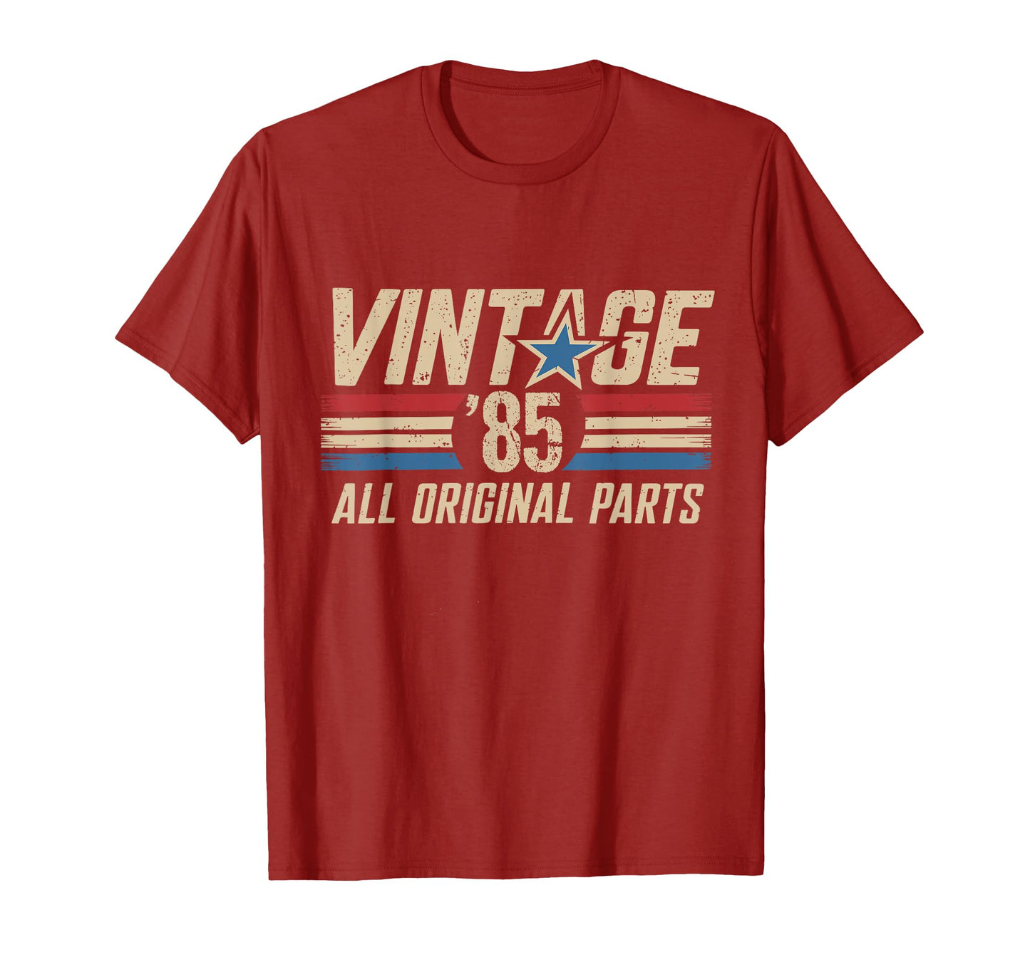 Retro Vintage 1985 All Original Parts 40th Birthday For Men T-Shirt