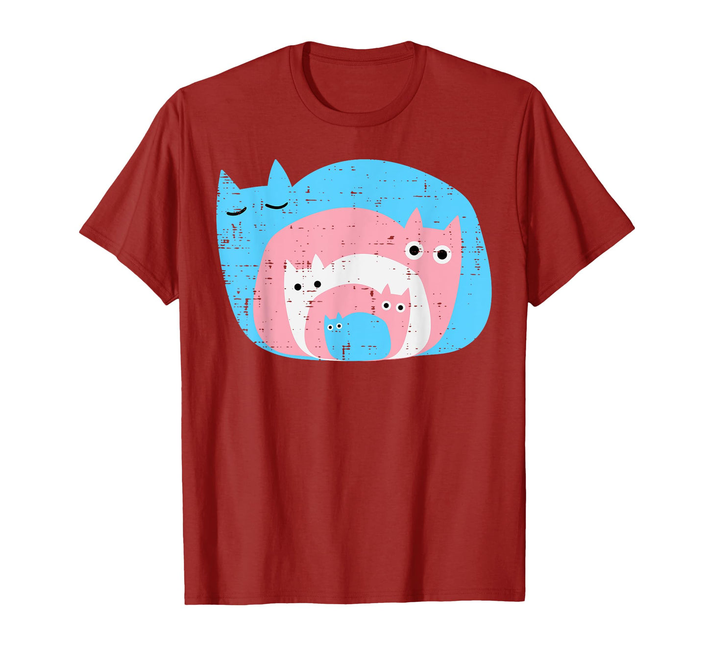 Transgender Cats In Cats Transsexual Pride Flag LGBTQ Women T-Shirt