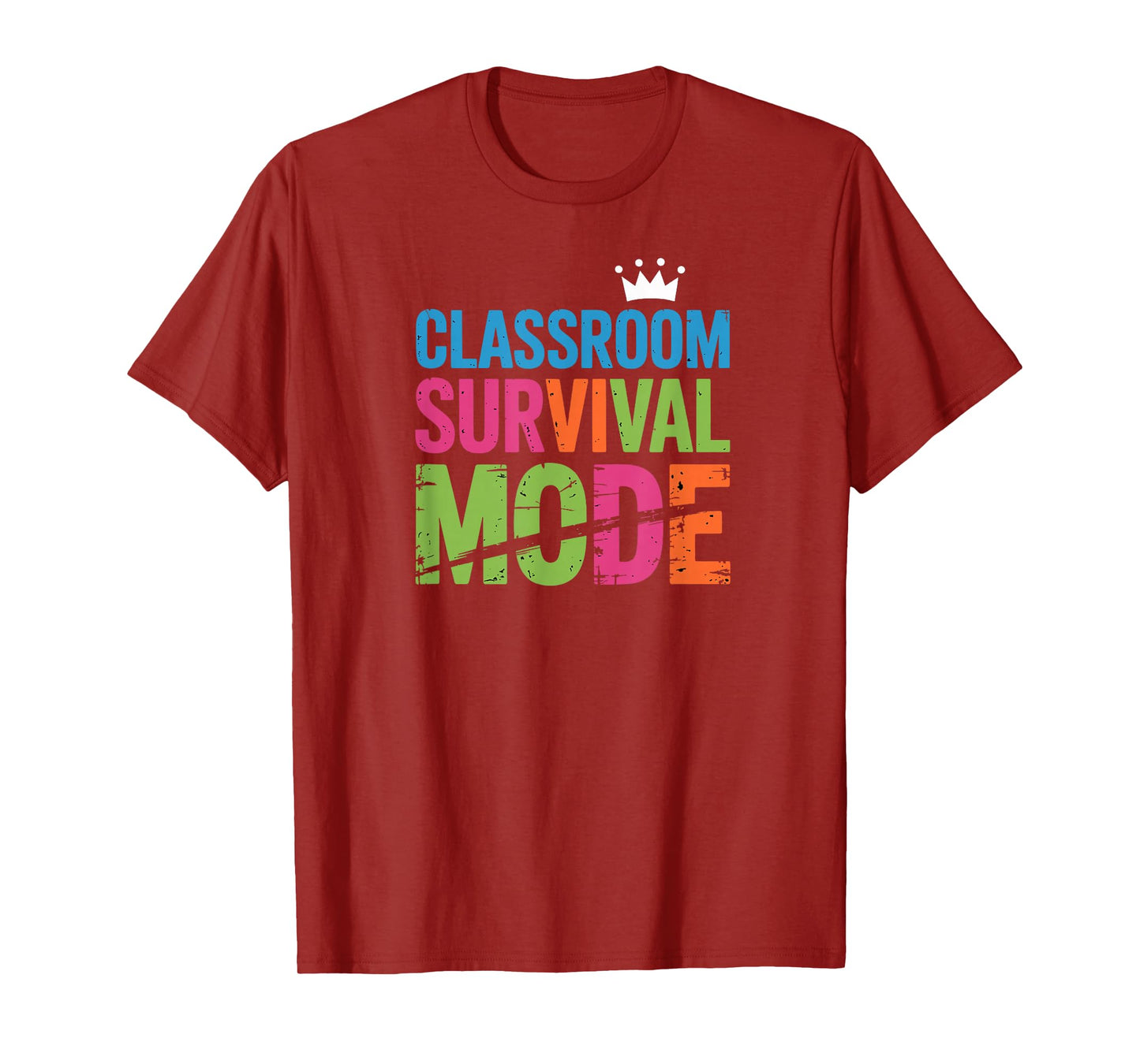 Funny Teacher Life Classroom Survival Mode T-Shirt