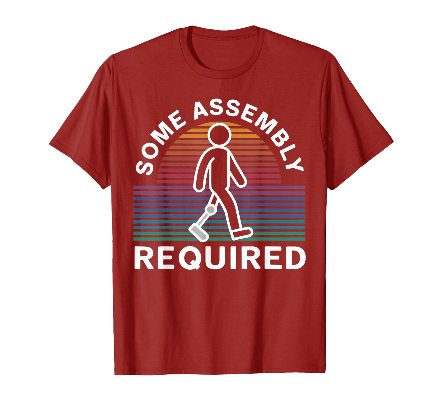 Some Assembly Required Funny Amputee Humor T-Shirt