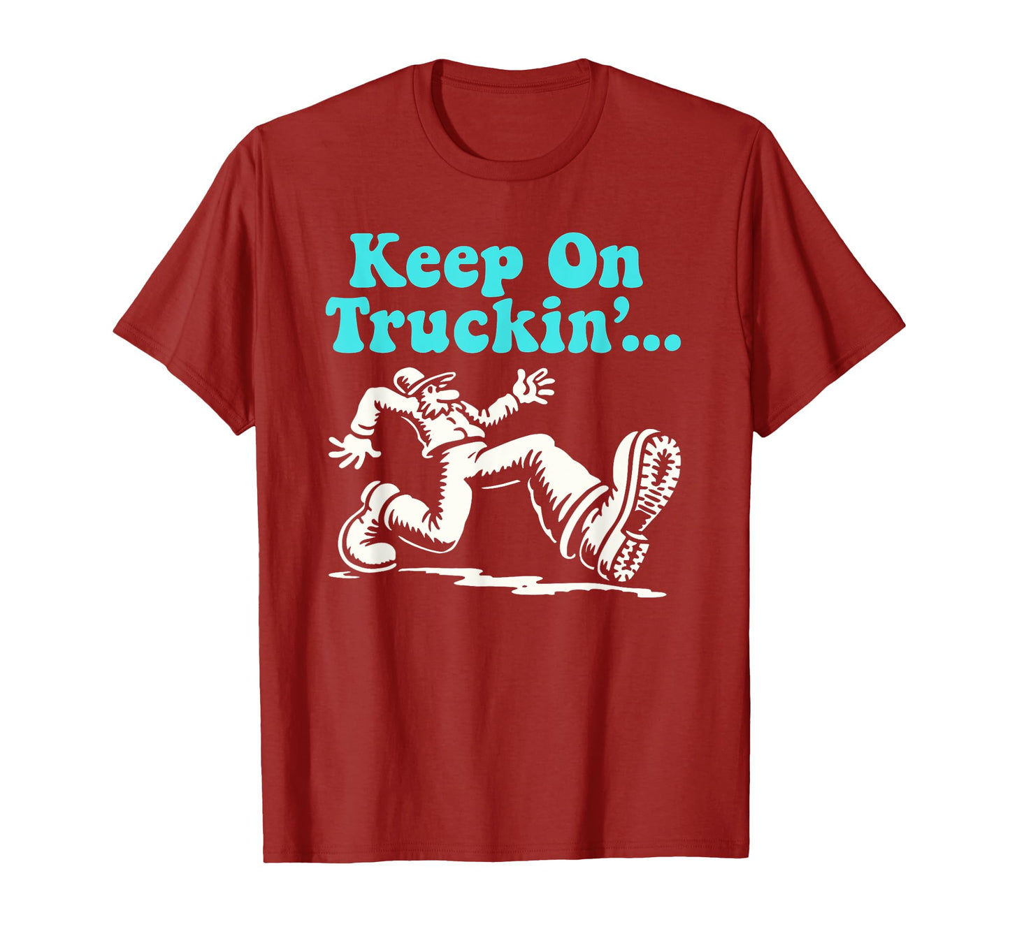 Funky Keep on Truckin' - Retro Vibes T-Shirt