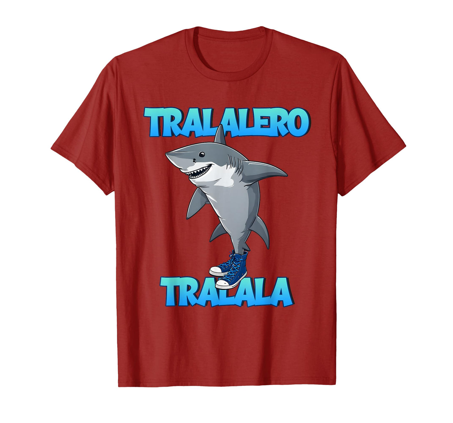 Tralalero Tralala Bootleg Funny Meme Shark Italian Brainrot T-Shirt
