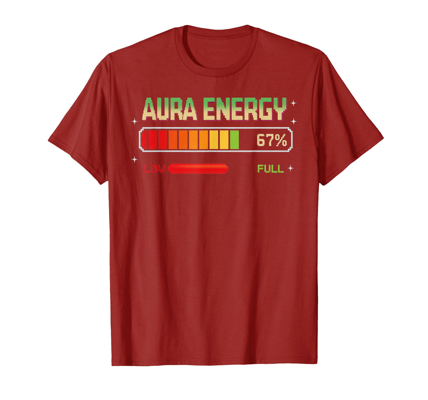 Aura Energy at 67 Funny Six Seven Meme Gen Alpha Slang T-Shirt