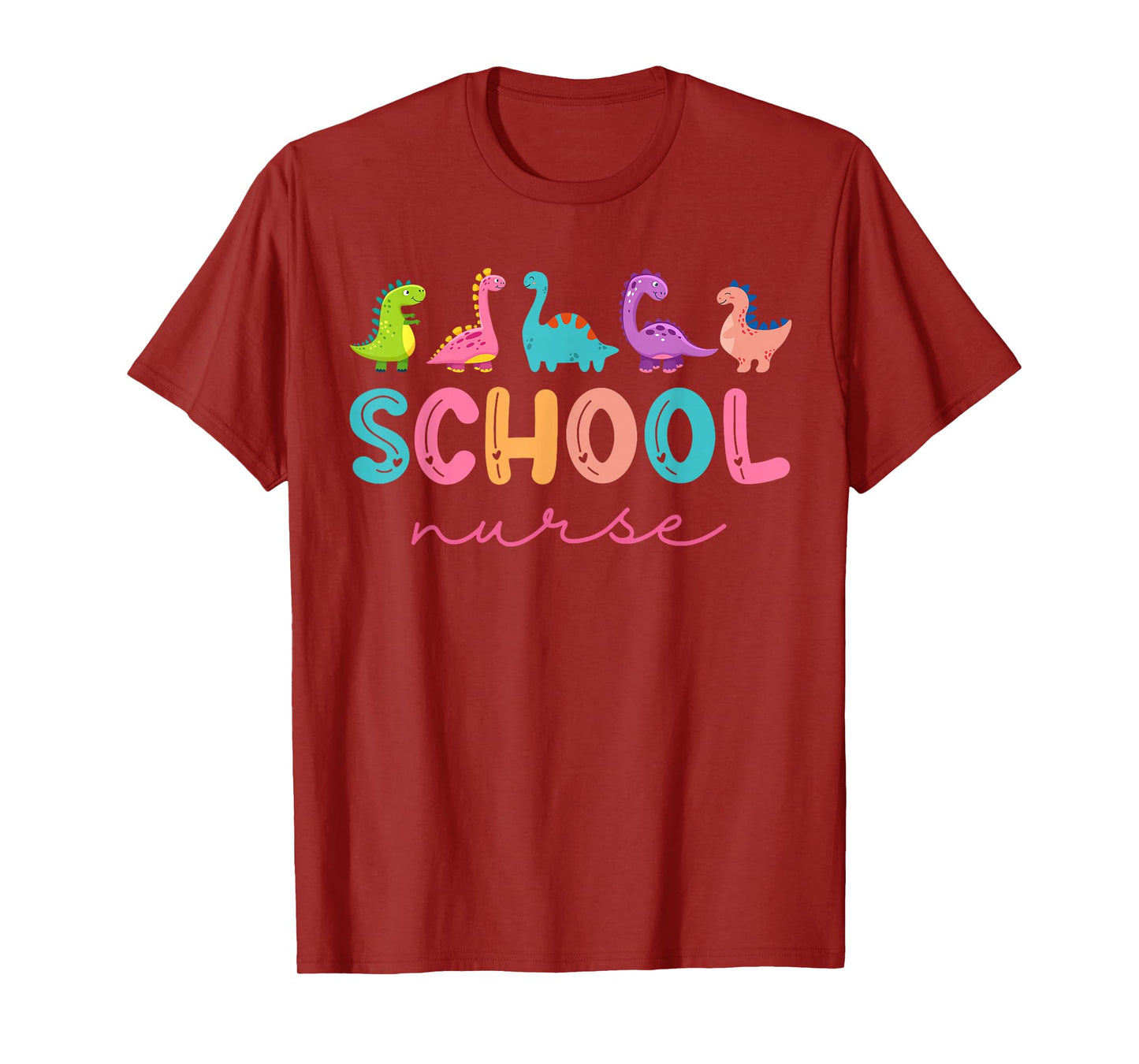 School Nurse Dinosaurs Appreciation Nursing Nurse Day T-Shirt