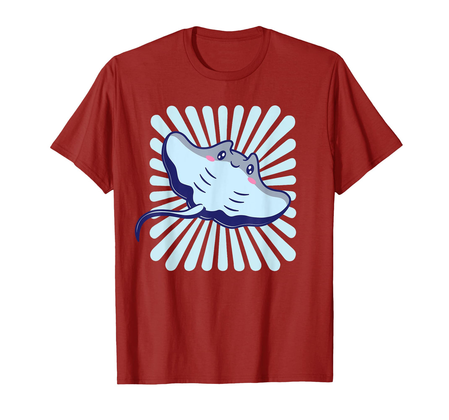 Stingray Manta Ray Kawaii Sea Ocean Animal T-Shirt