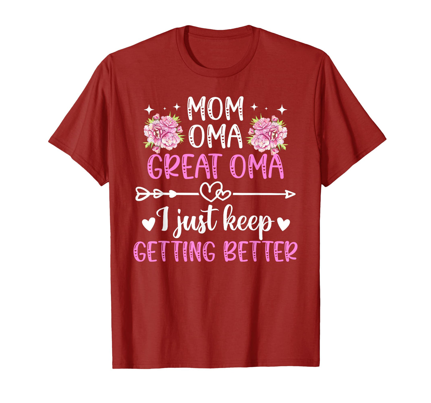 Mom Oma Great Oma Keep Getting Better Great Oma T-Shirt