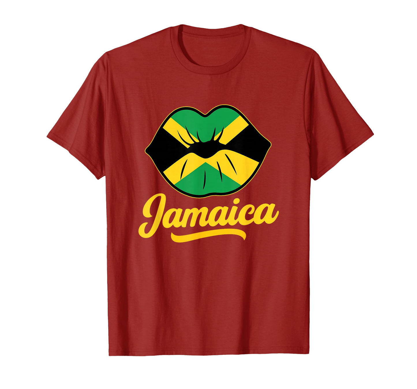 Jamaican Flag Lips Vacation Trip Matching Family Summer T-Shirt