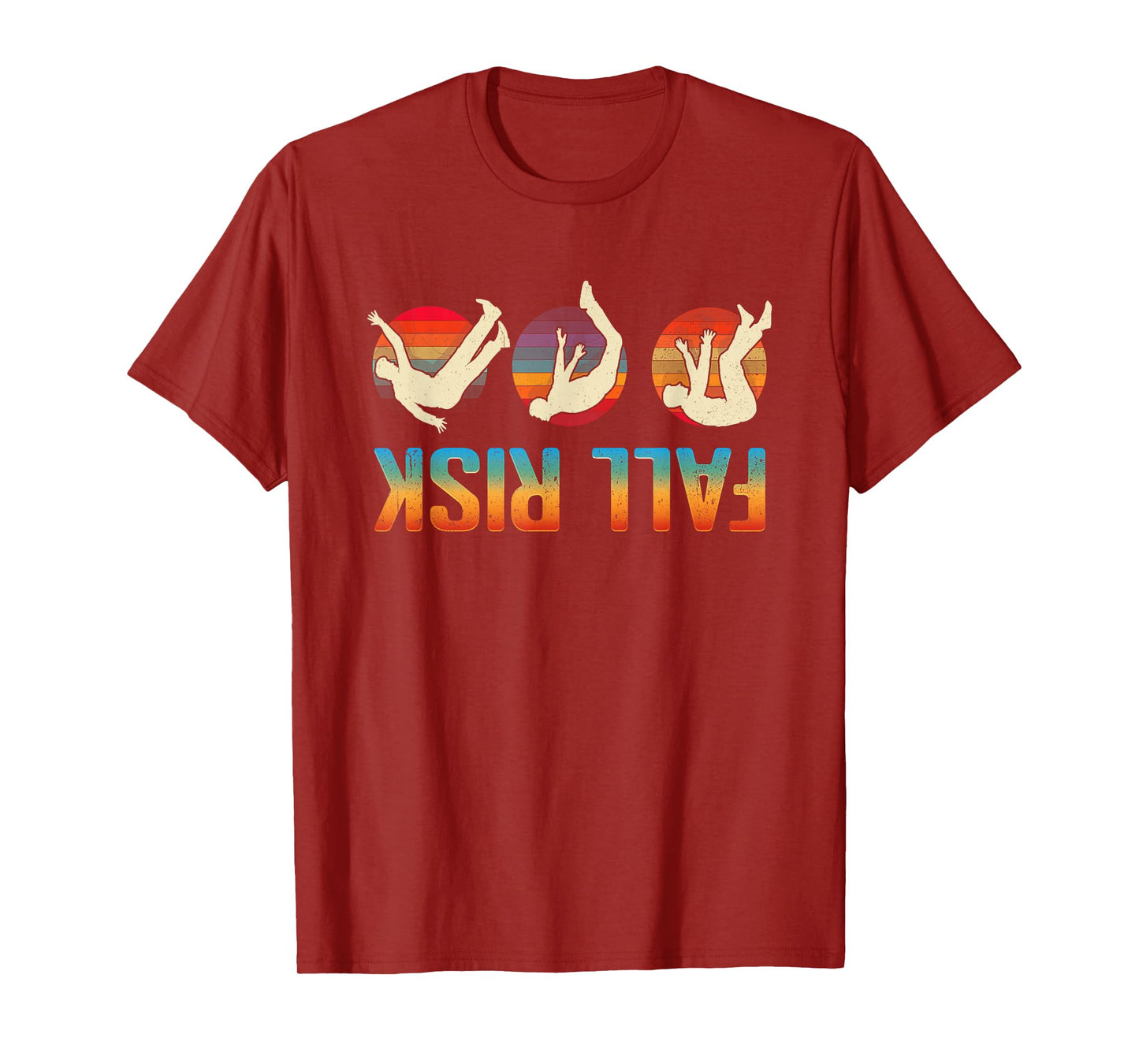 Falls Risk Balance Issues Falling Over Joke Up Side Down T-Shirt