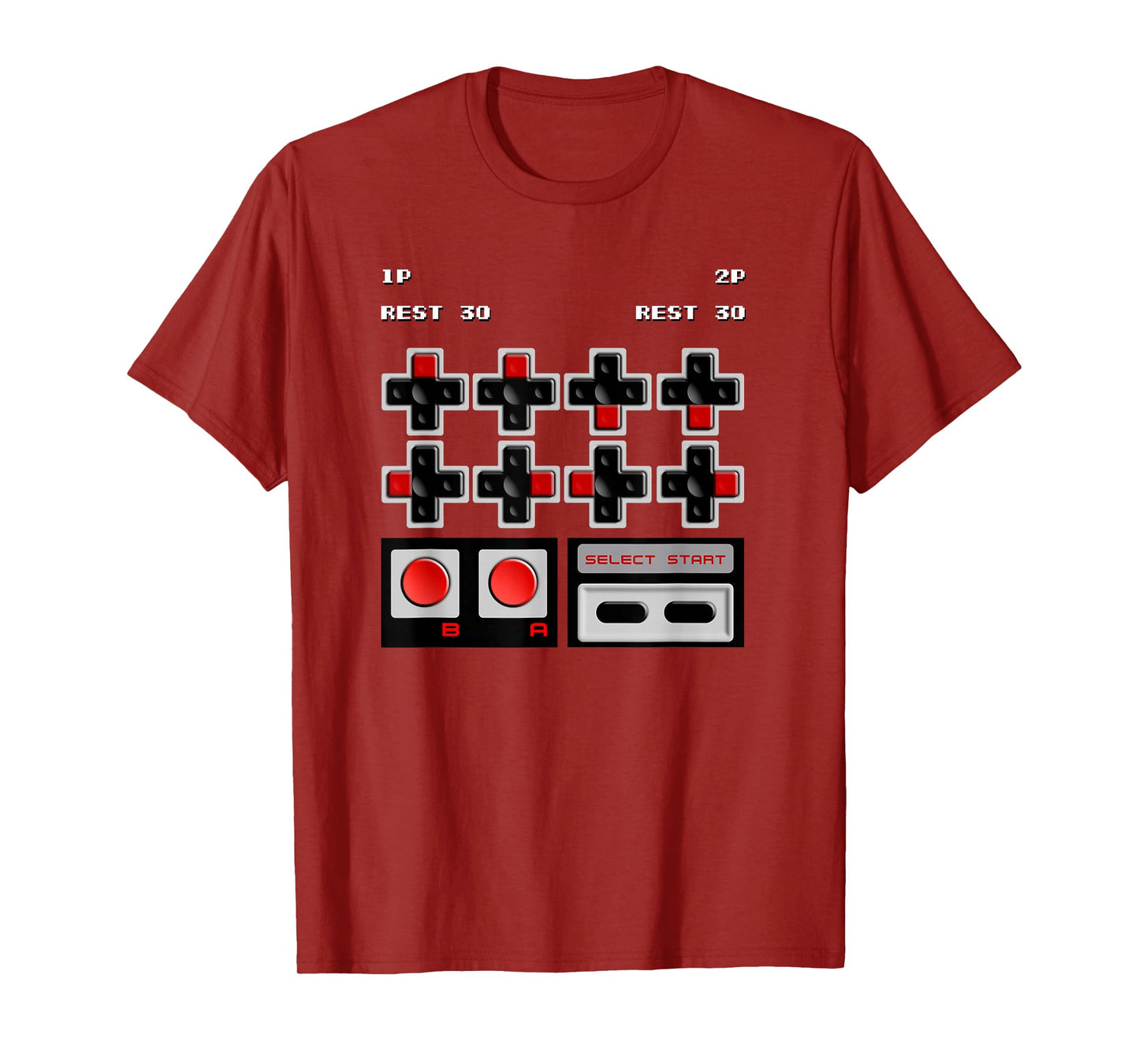 Retro 30 Lives Code Gamer Gear - Classic Cheat Code T-Shirt