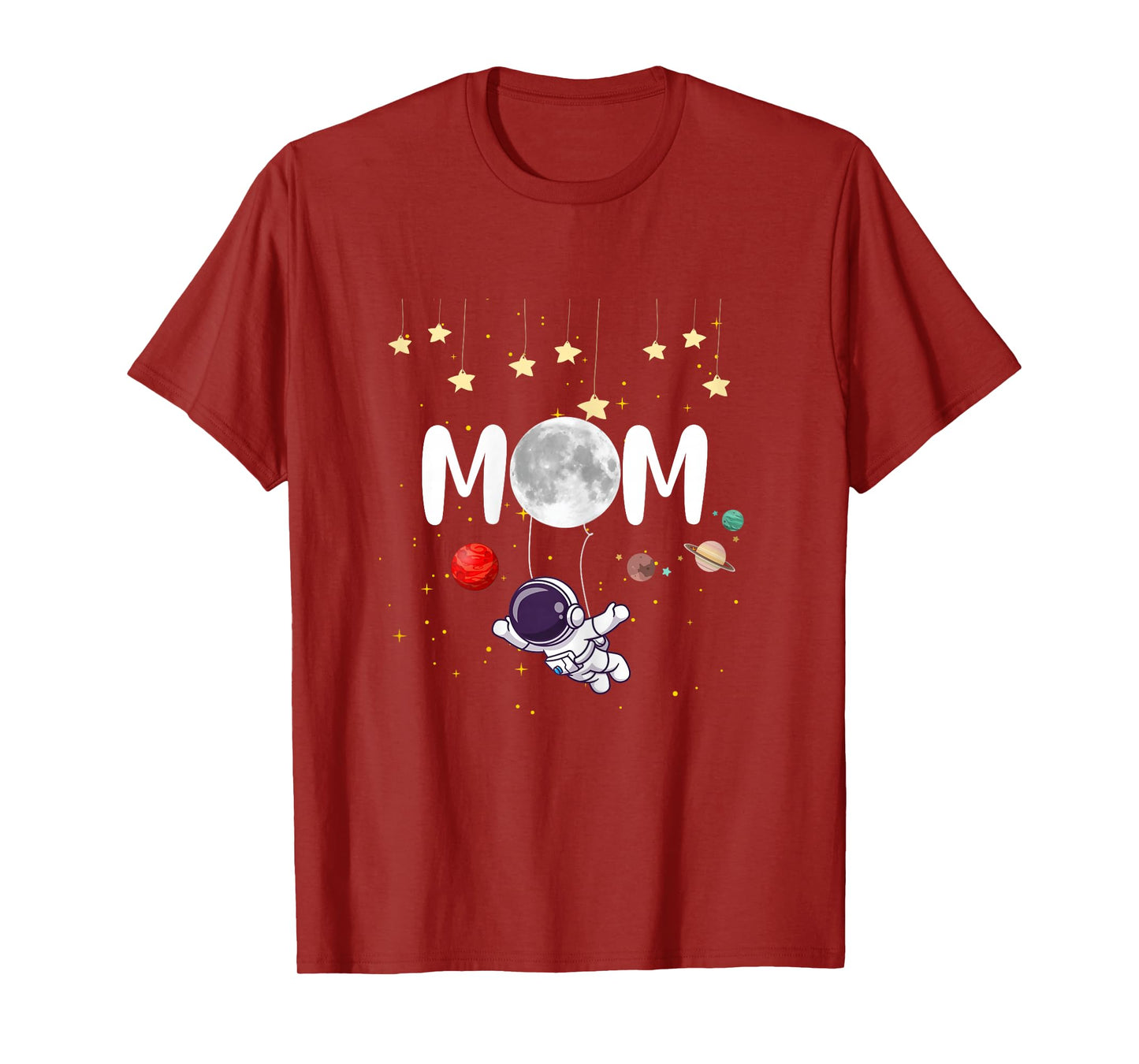 Cute Mom Space Astronaut Mama Lovely Mother's Day Woman T-Shirt