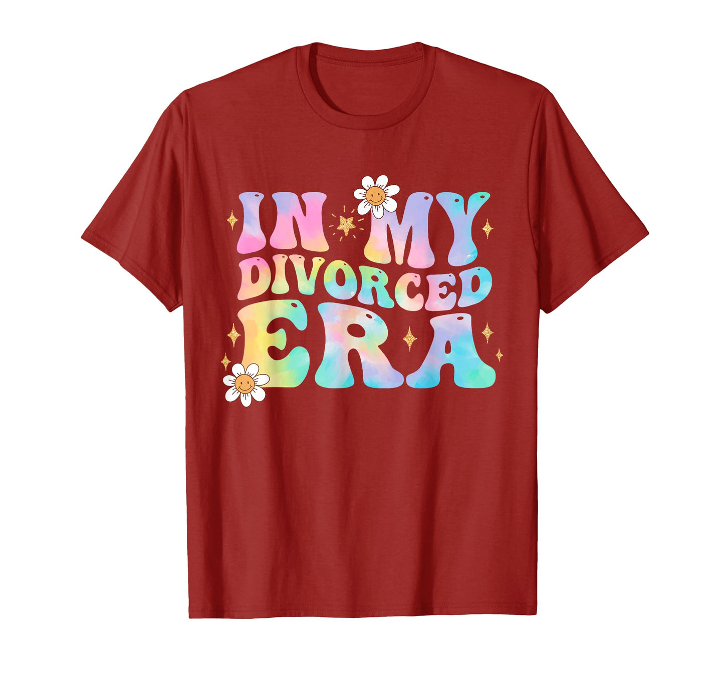 In My Divorced Era Tie Dye Breakup Divorce Party Divorcee T-Shirt
