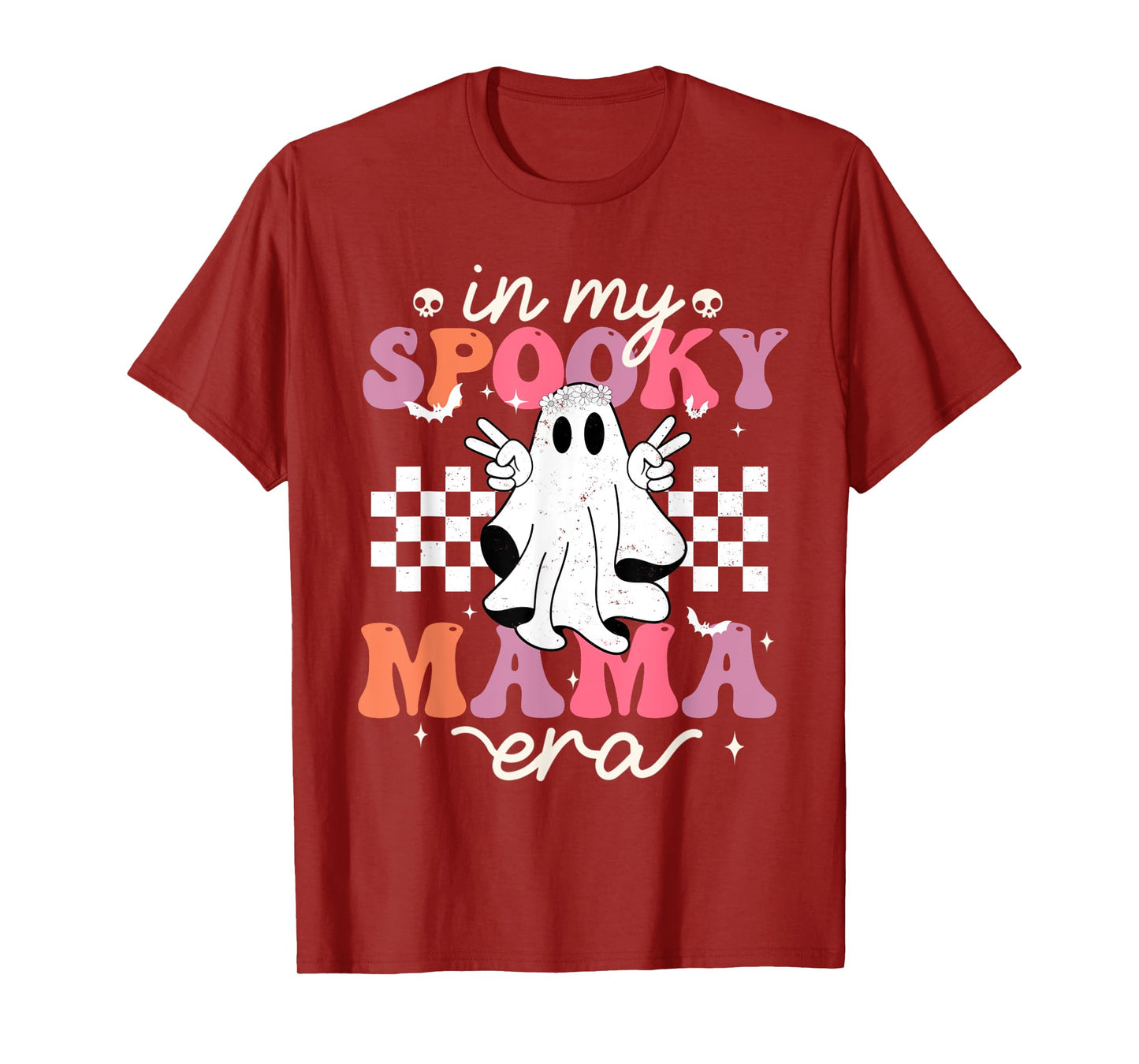 In My Spooky Mama Era Halloween Groovy Witchy Spooky T-Shirt