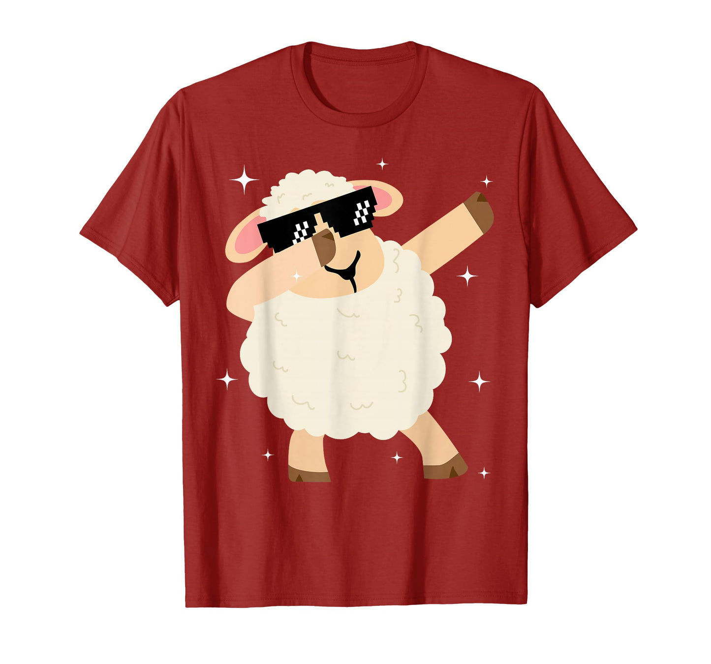 Men Women Kids Funny Sheep Dabbing Animals Wildlife Parties T-Shirt