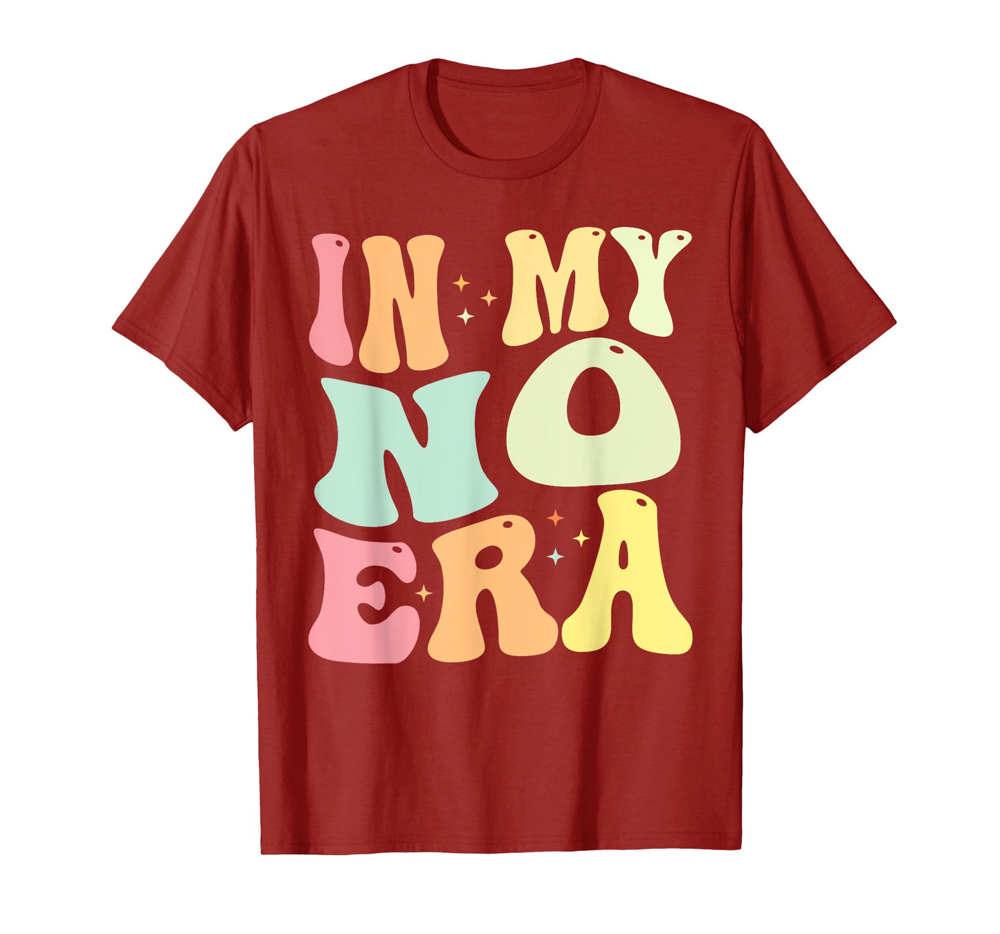 In My No Era Bad Kid Groovy Funny Toddler Kid Life T-Shirt