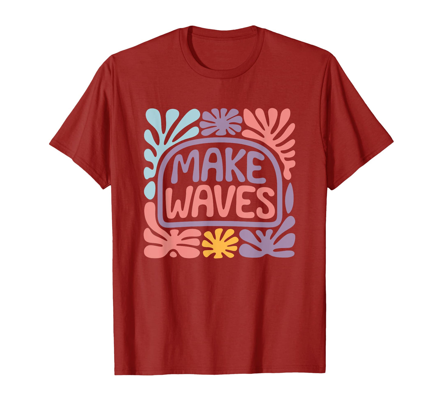 Make Waves Vibrant Ocean Inspired Statement T-Shirt