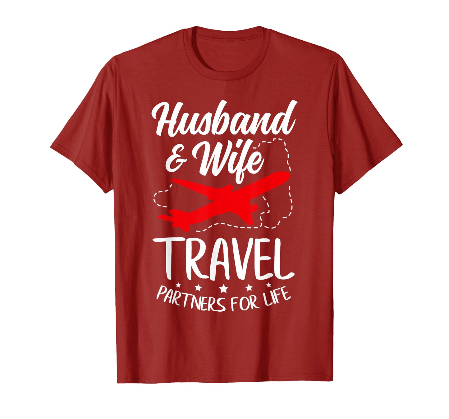 Couple Matching Husband And Wife Travel Partners For Life T-Shirt