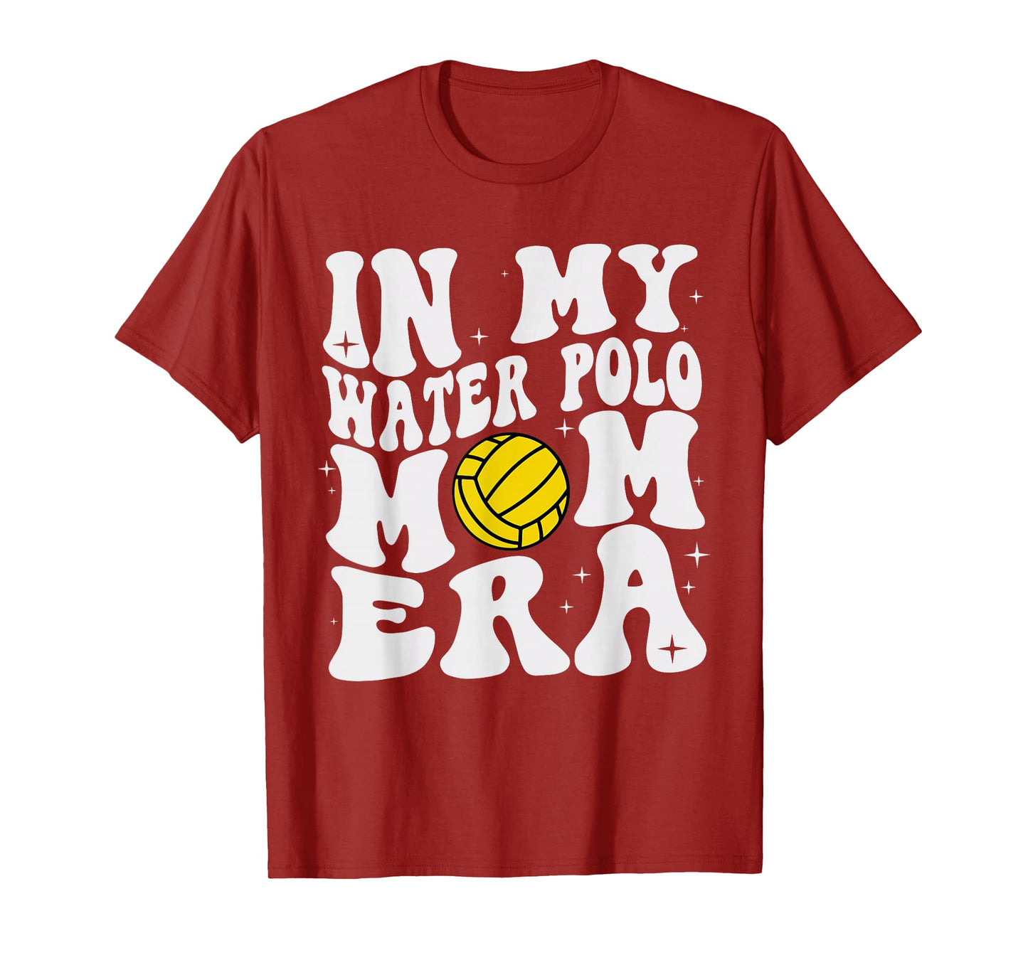 In My Water Polo Mom Era Retro Groovy Mom Life Mother's Day T-Shirt