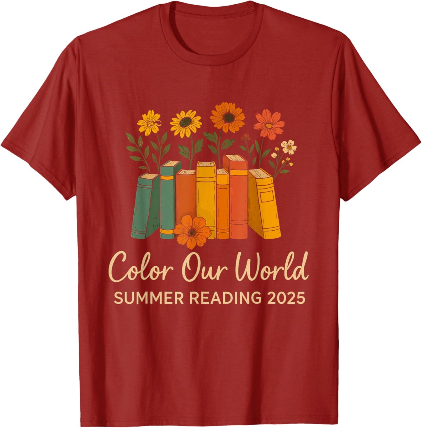 Color Our World Summer Reading 2025 For Kids or Men & Women T-Shirt