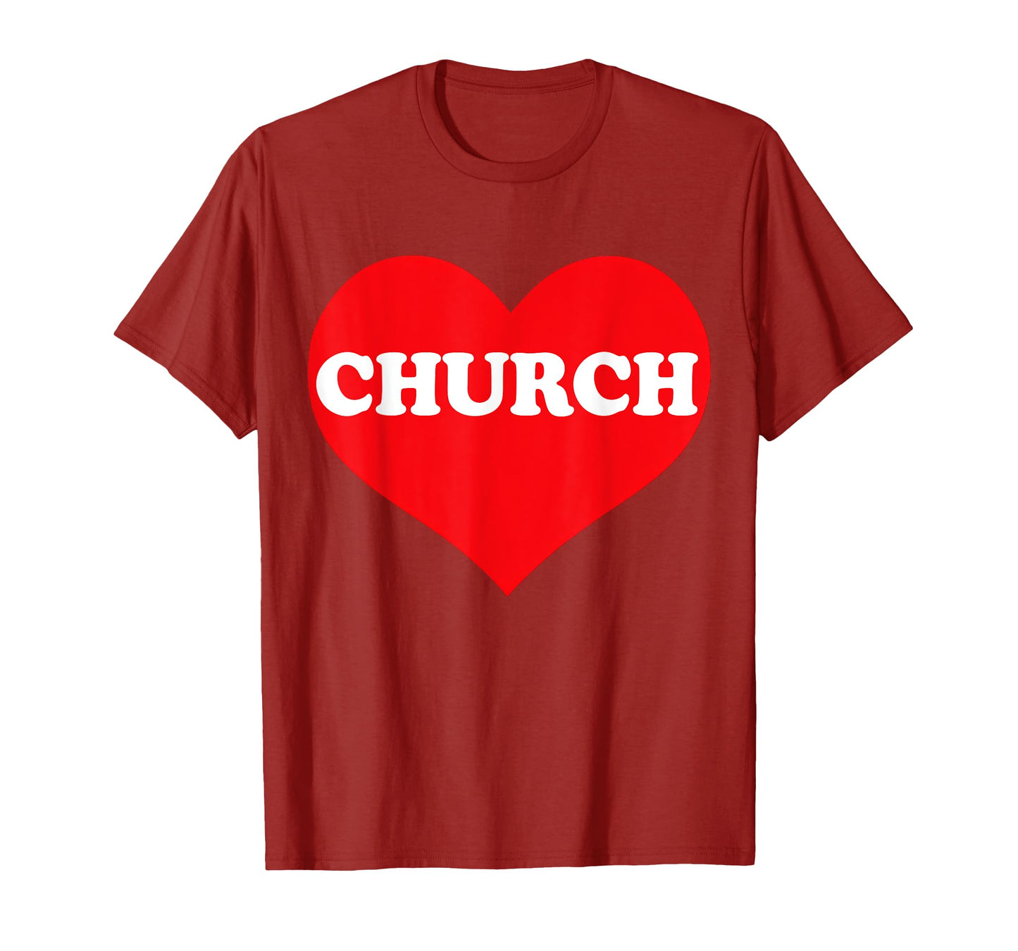 I Heart Church, I Love Church Custom T-Shirt