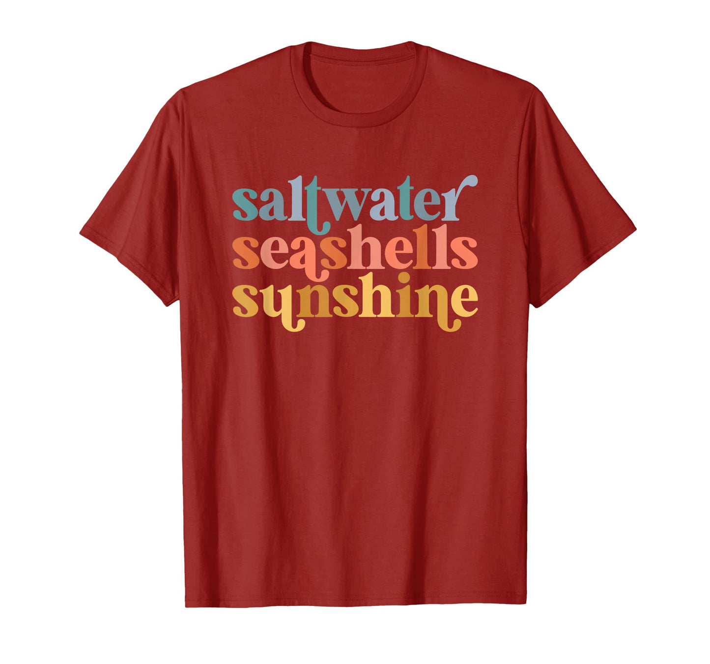 Saltwater Seashells Sunshine Beach Lovers T-Shirt