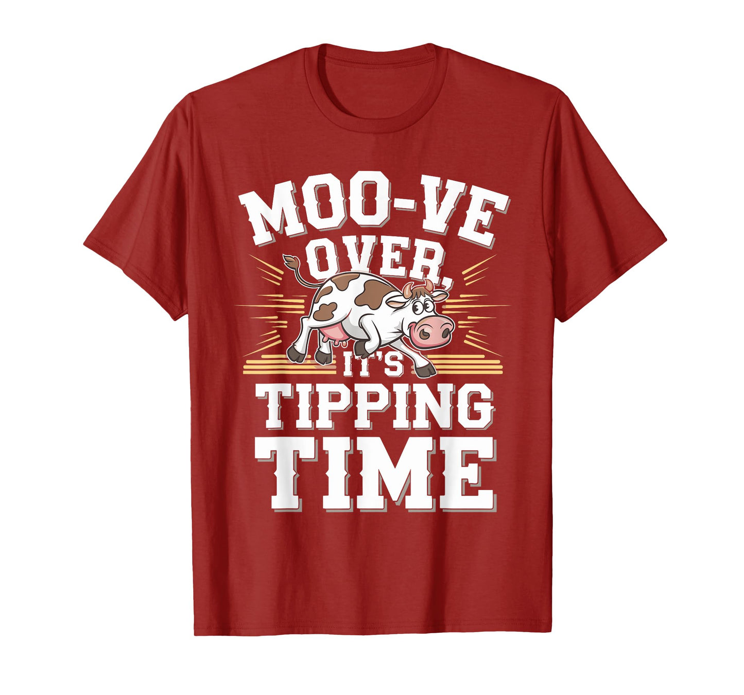 Funny Cow Tipping Joke Country Life Prank T-Shirt