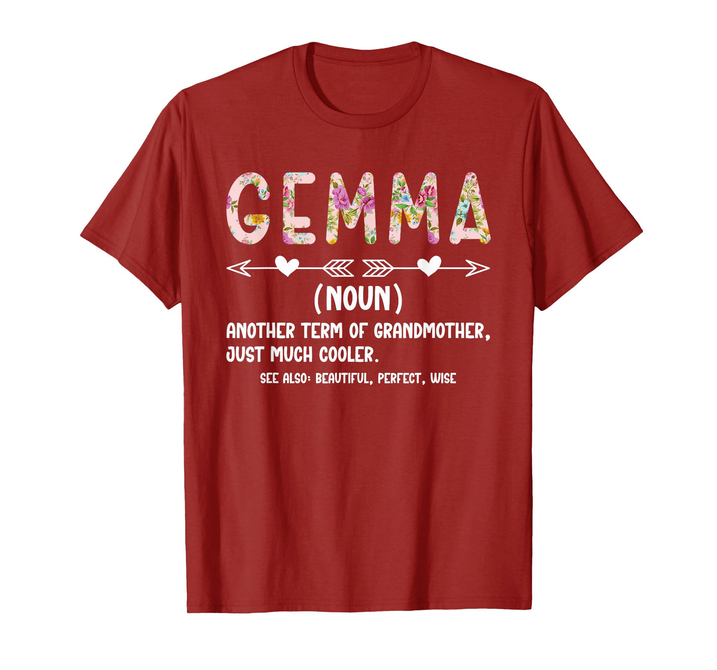 Gemma Definition Gemma Grandma Gemma Grandmother T-Shirt