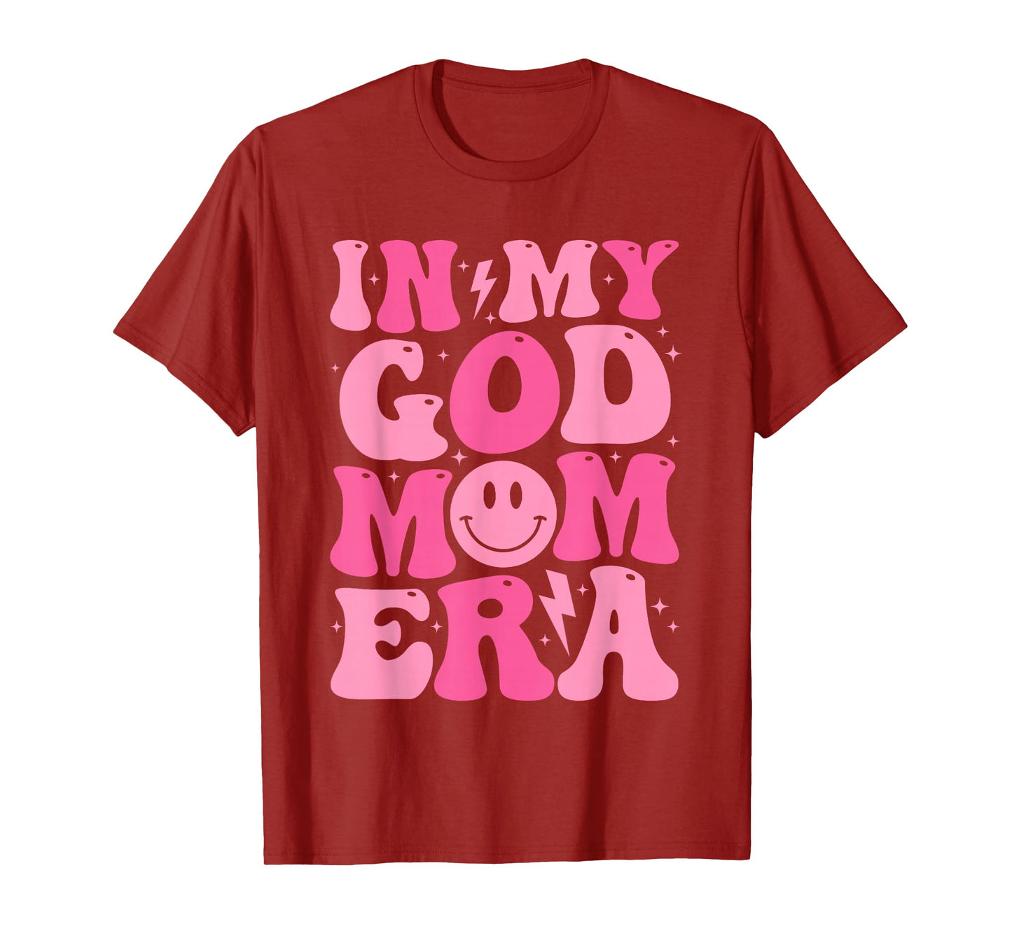 In My God Mom Era Jesuss Christian Religious Mother's Day T-Shirt